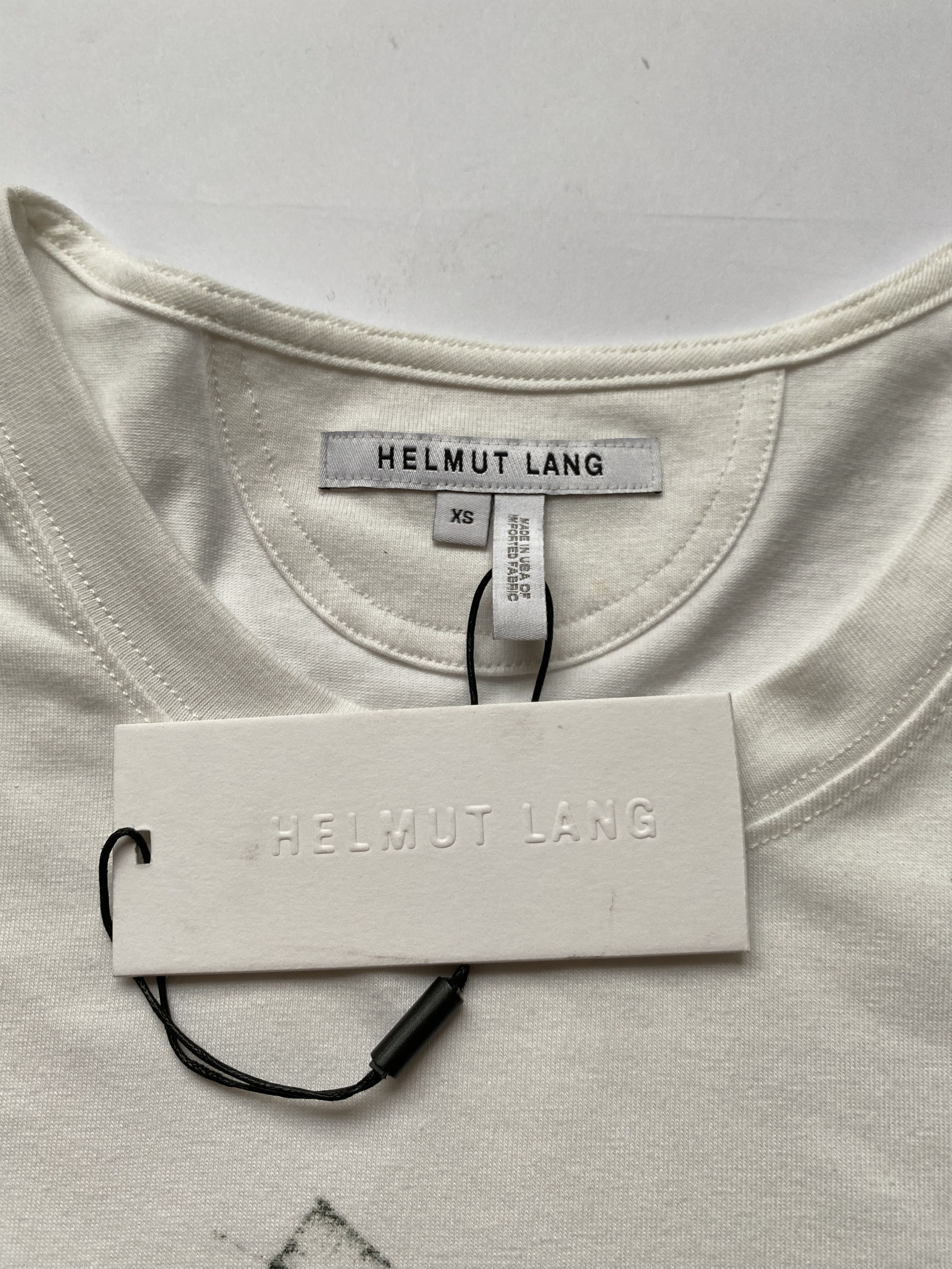 Helmut Lang ⚡️QUICK SALE⚡️Helmut Lang White Tshirt Short Sleeve Size US XS / EU 42 / 0 - 3 Thumbnail