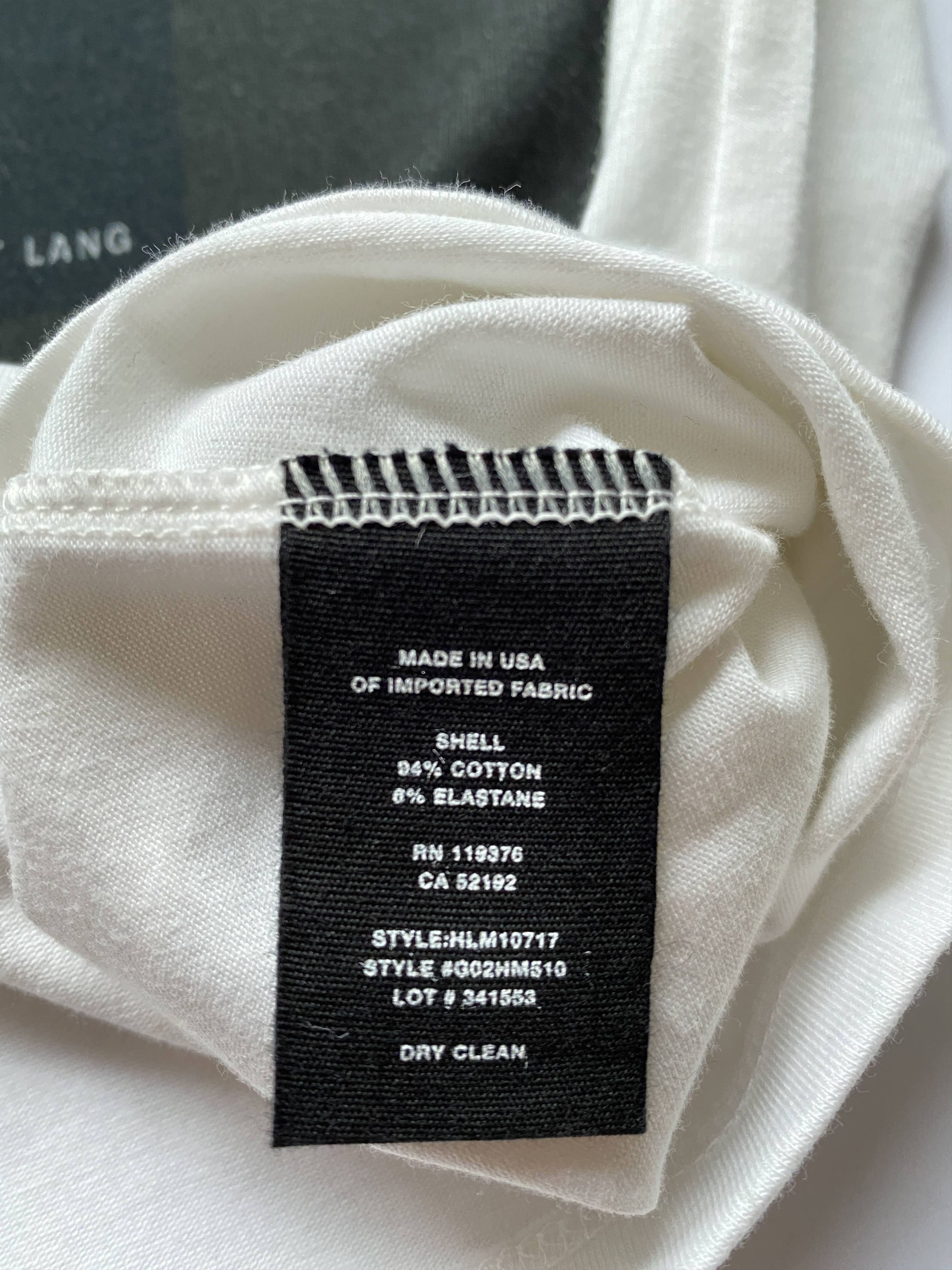 Helmut Lang ⚡️QUICK SALE⚡️Helmut Lang White Tshirt Short Sleeve Size US XS / EU 42 / 0 - 5 Thumbnail