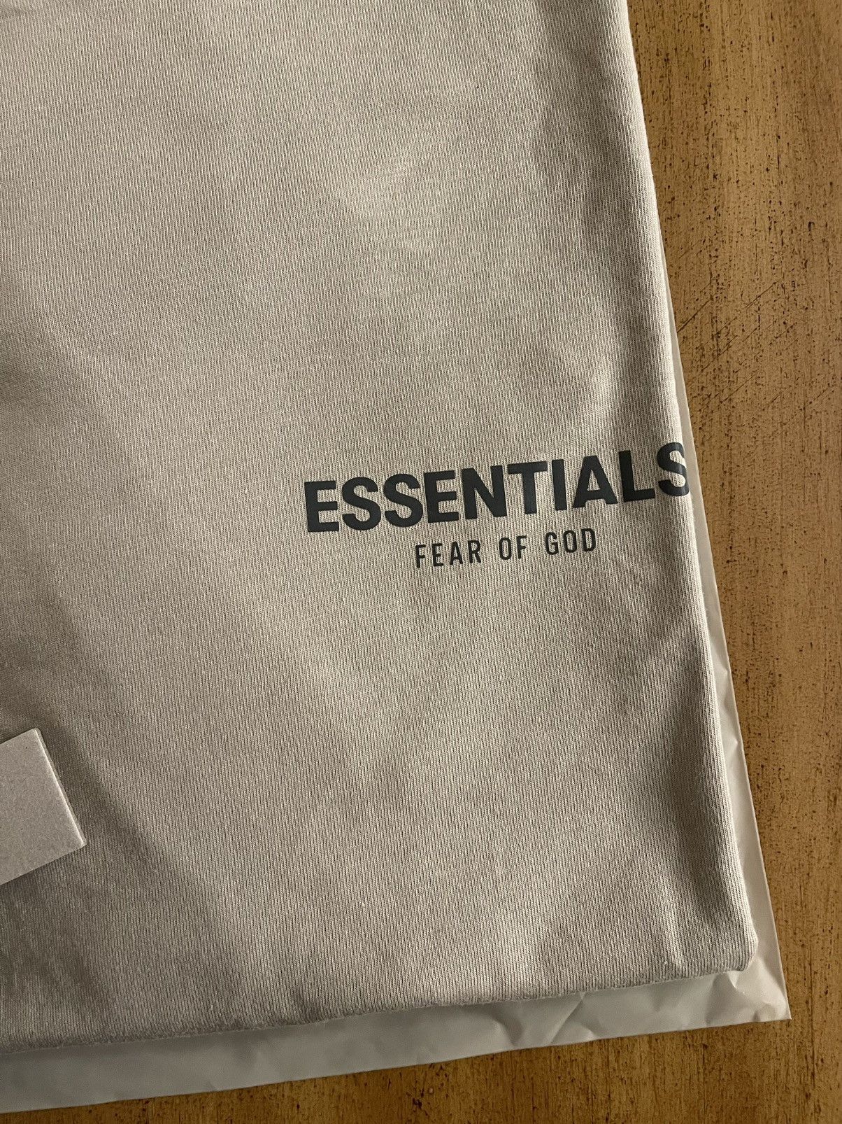 FOG × Fear of God × Pacsun FOG - Essentials Fear Of God Tan Logo-Print Jersey T-Shirt Size US L / EU 52-54 / 3 - 2 Thumbnail