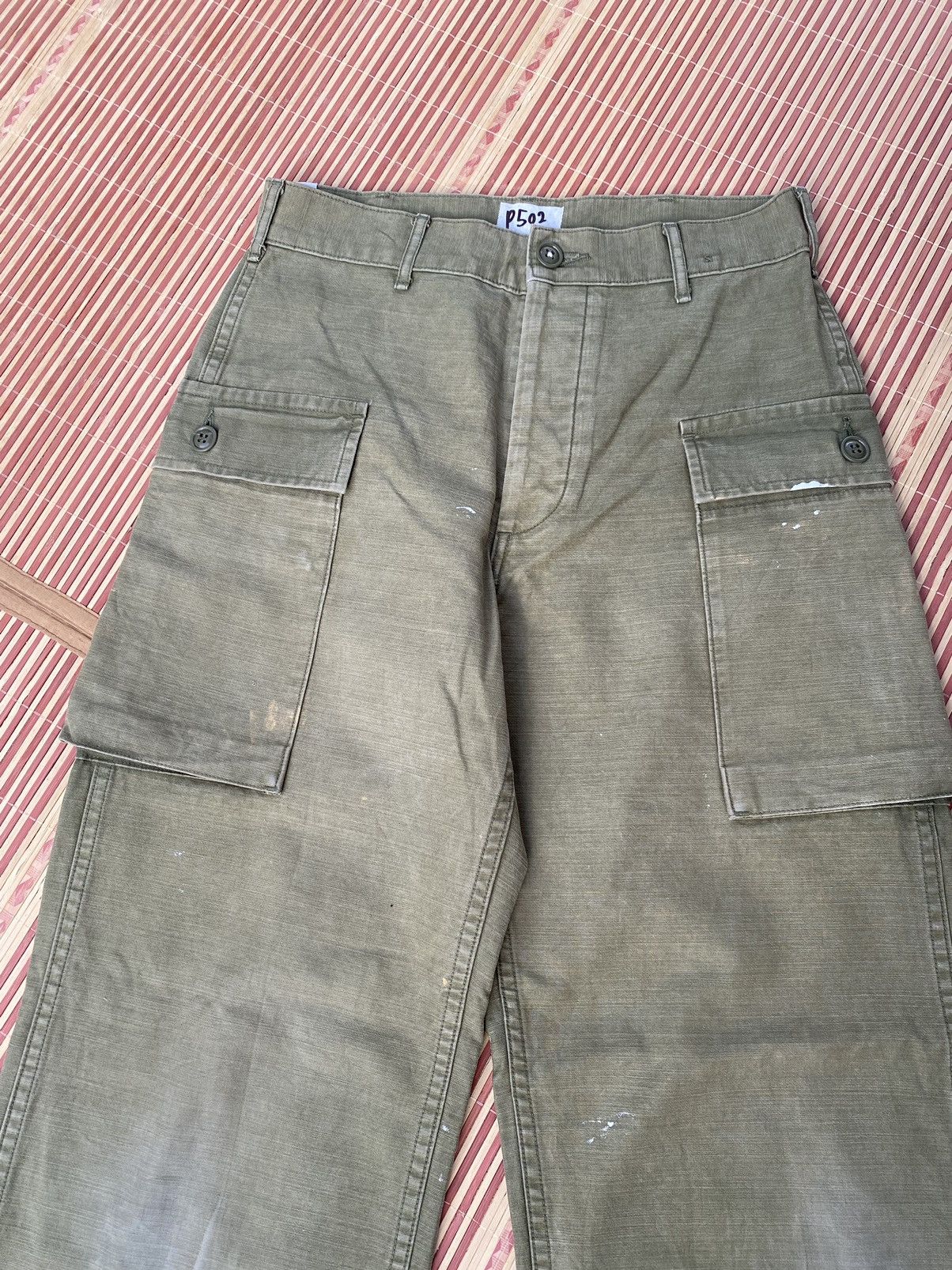 N.Hoolywood Vintage N Hollywood Trousers Field Rework Cotton Pant Size US 29 - 3 Thumbnail