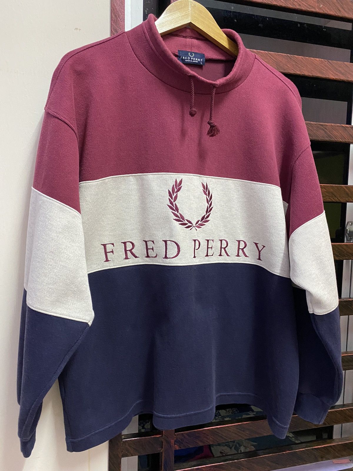 Fred Perry 🔥 Best Offer 🔥 Vintage 90s FRED PERRY Rare Colour Stripes Size US L / EU 52-54 / 3 - 3 Thumbnail