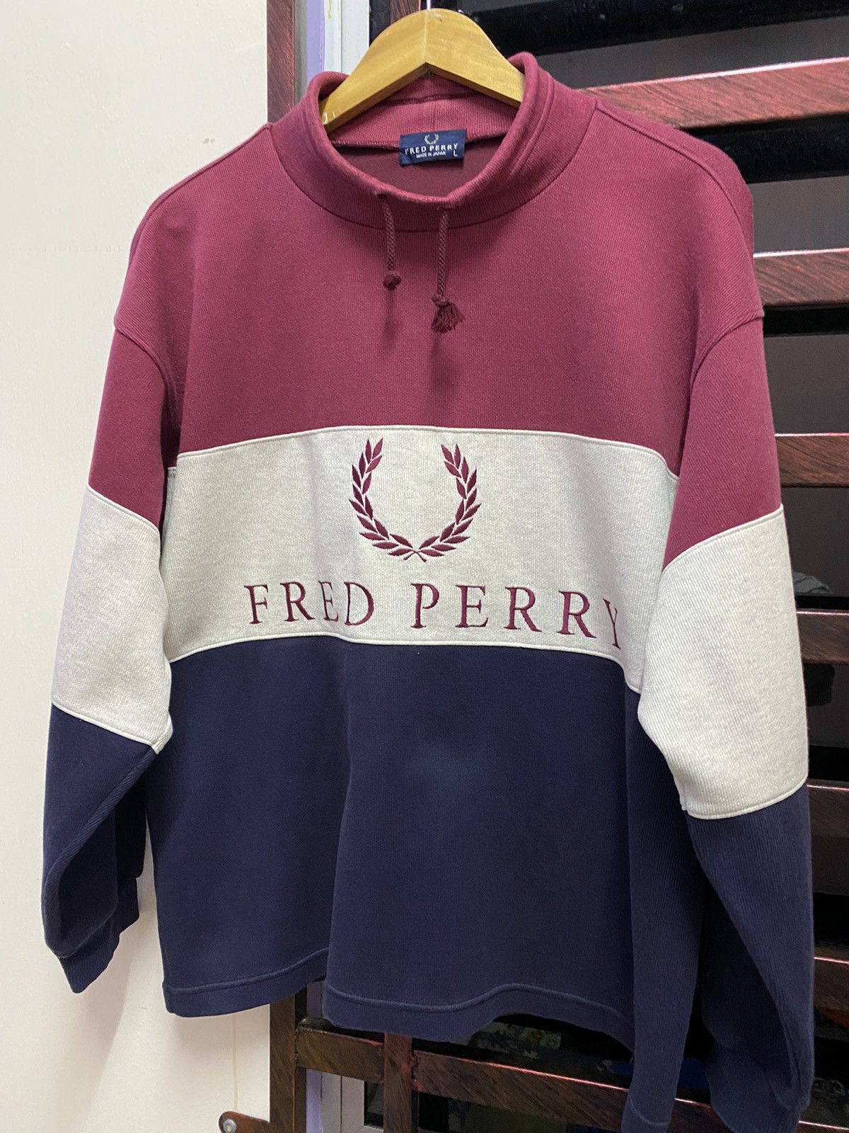 Fred Perry 🔥 Best Offer 🔥 Vintage 90s FRED PERRY Rare Colour Stripes Size US L / EU 52-54 / 3 - 1 Thumbnail