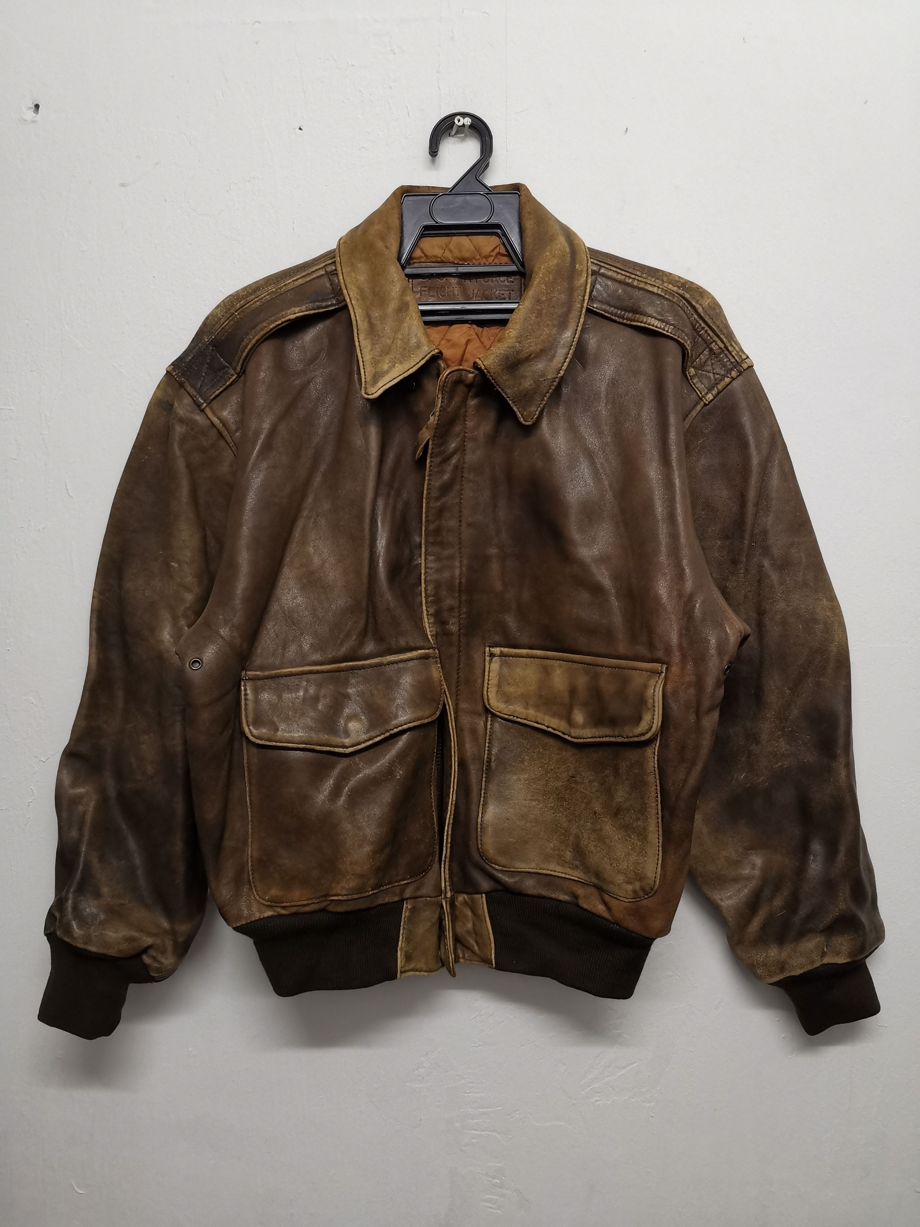 Us Air Force US Air Force Soft Leather Flight Jacket | Grailed