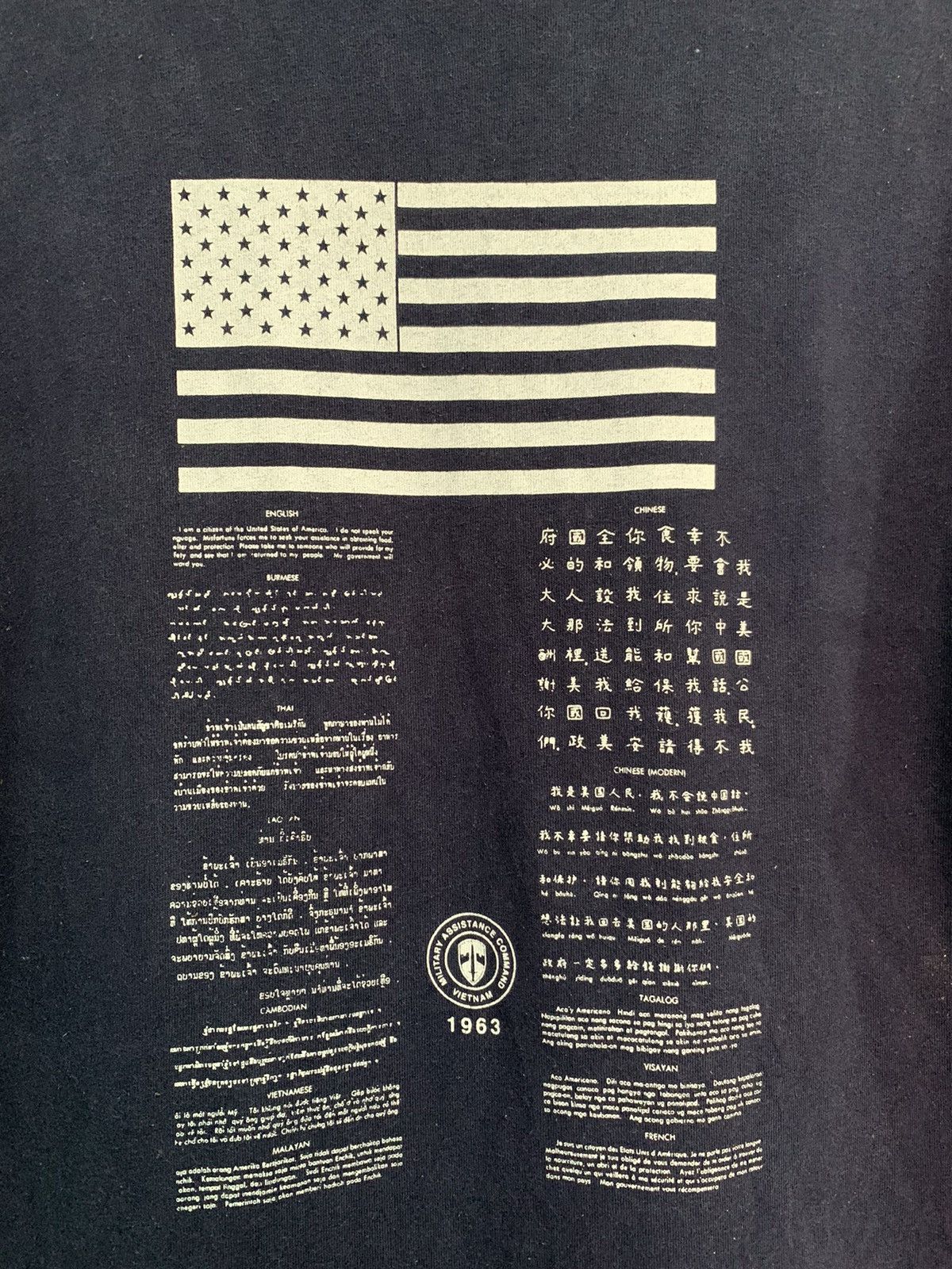 Alpha Industries × Vintage Alpha Industries American Flag Vietnam Military Assistance Size US L / EU 52-54 / 3 - 3 Thumbnail