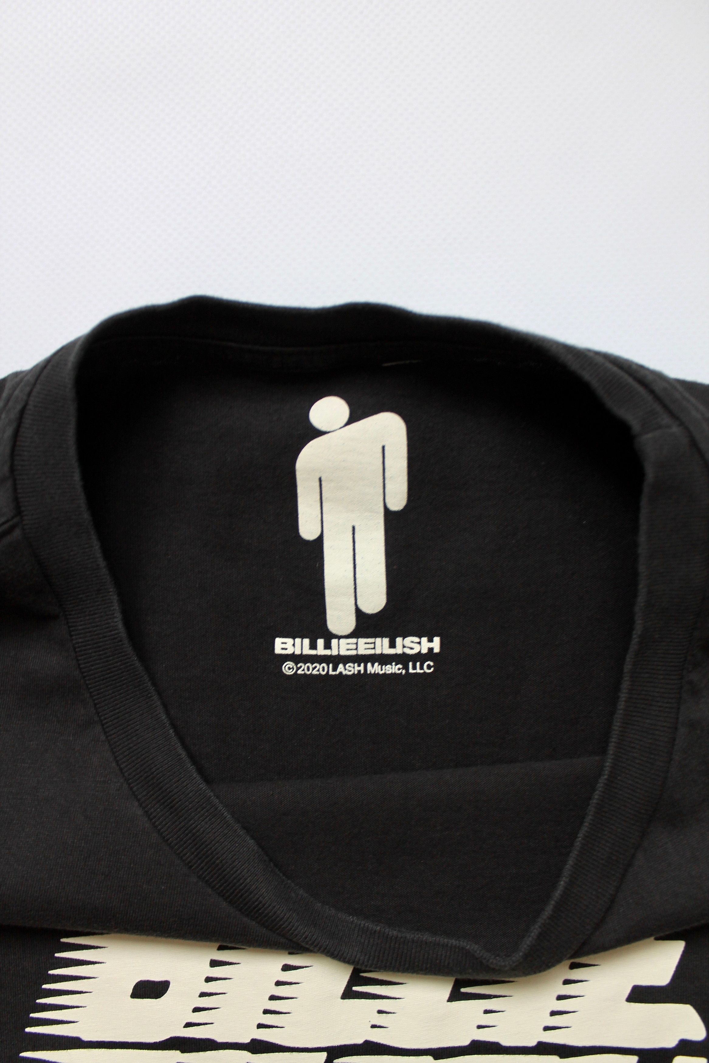 Band Tees Billie Eilish T- Shirt oversized Rap Tee Size US L / EU 52-54 / 3 - 8 Thumbnail