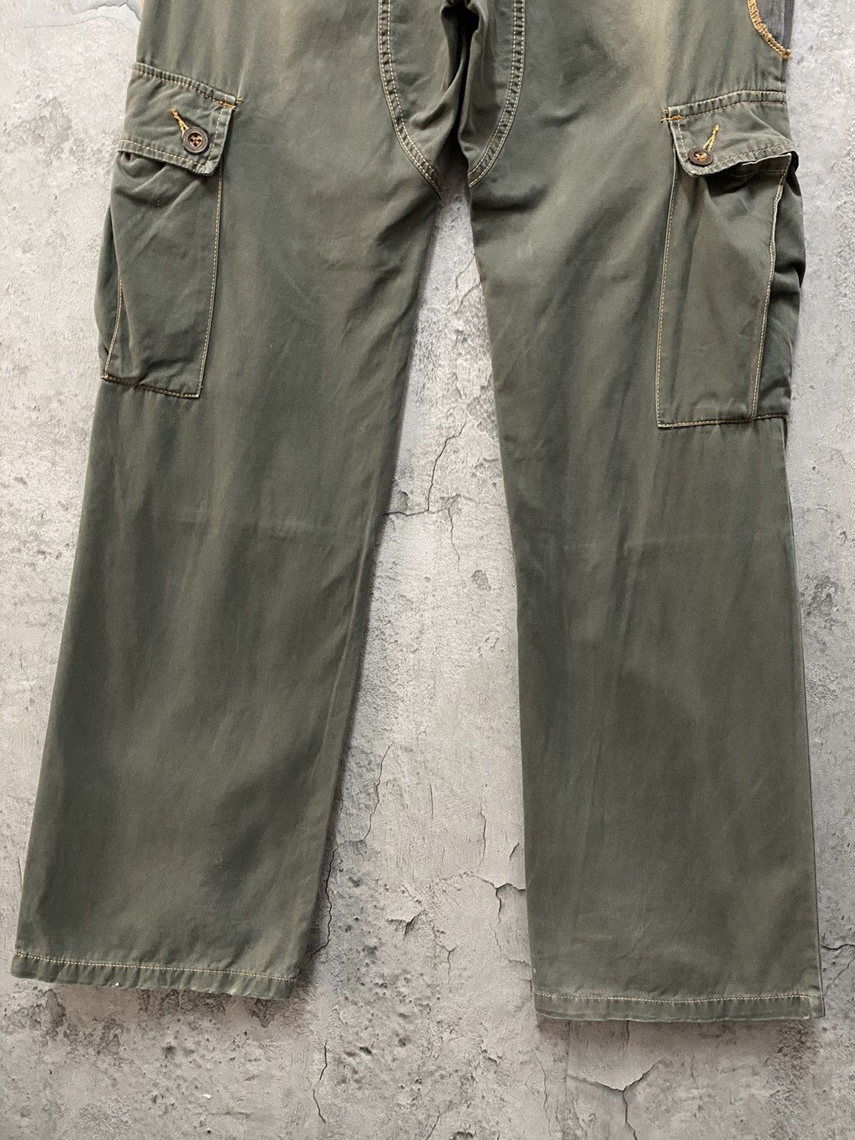 Designer × Japanese Brand Vintage Boluton Japan Hybrid Reconstructed Cargo Pants Size US 32 / EU 48 - 12 Thumbnail