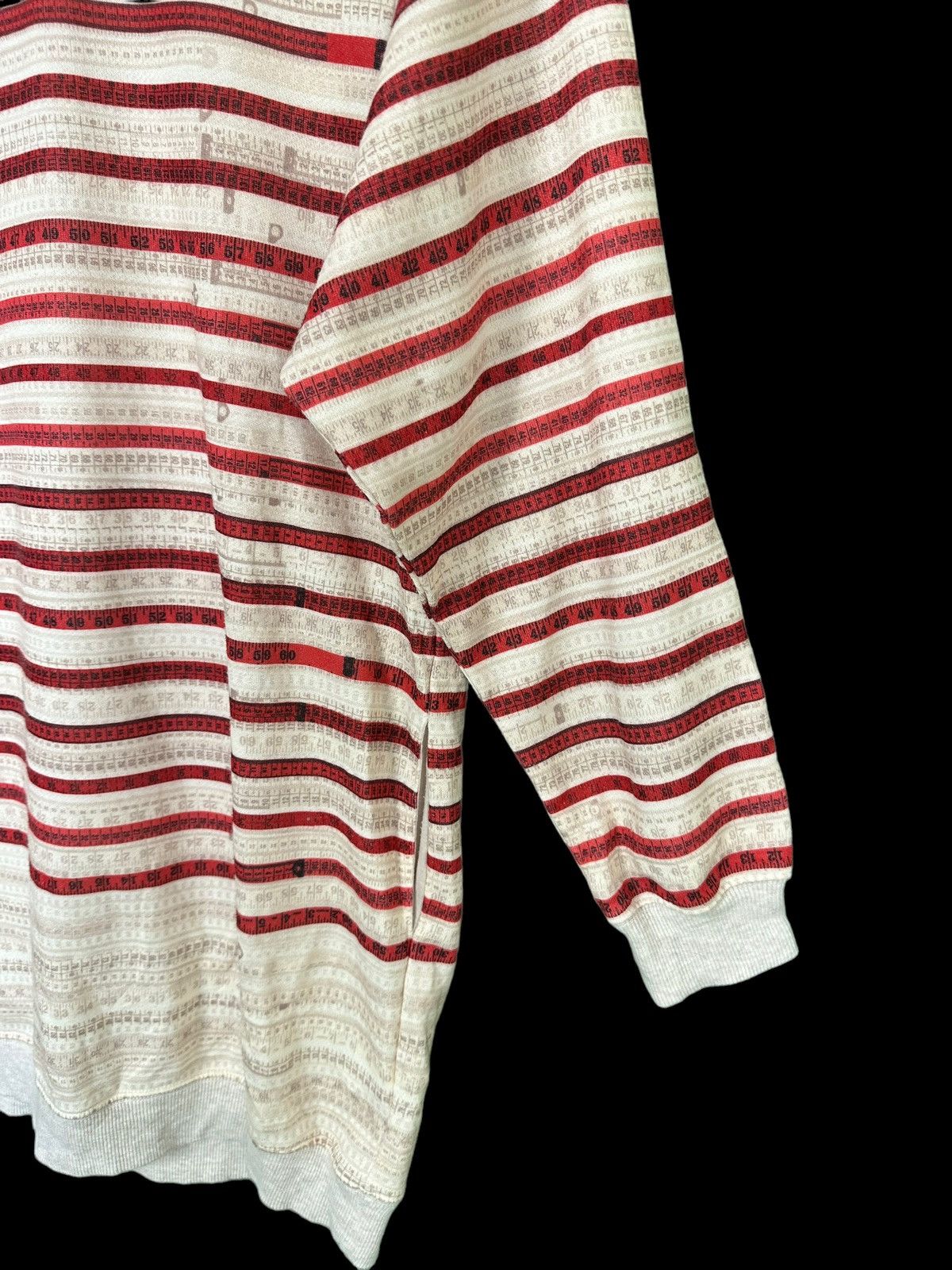 Jean Paul Gaultier Jean Paul Gaultier Tapes Overprint Sweatshirt Size M / US 6-8 / IT 42-44 - 3 Thumbnail