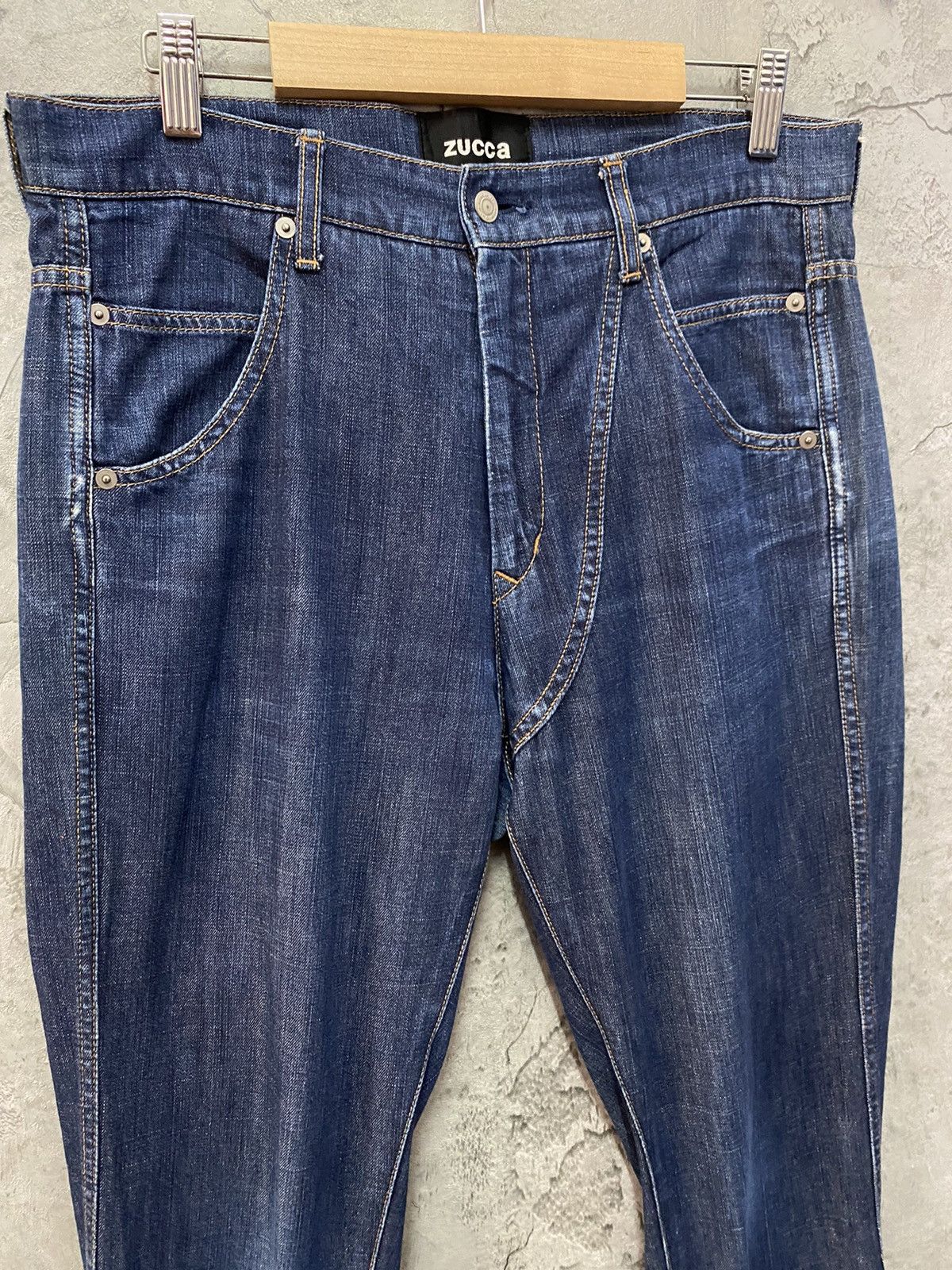 CABANE de ZUCCa Zucca By Issey Miyake Reconstructed Button Up Ankle Denim Size US 31 - 11 Thumbnail
