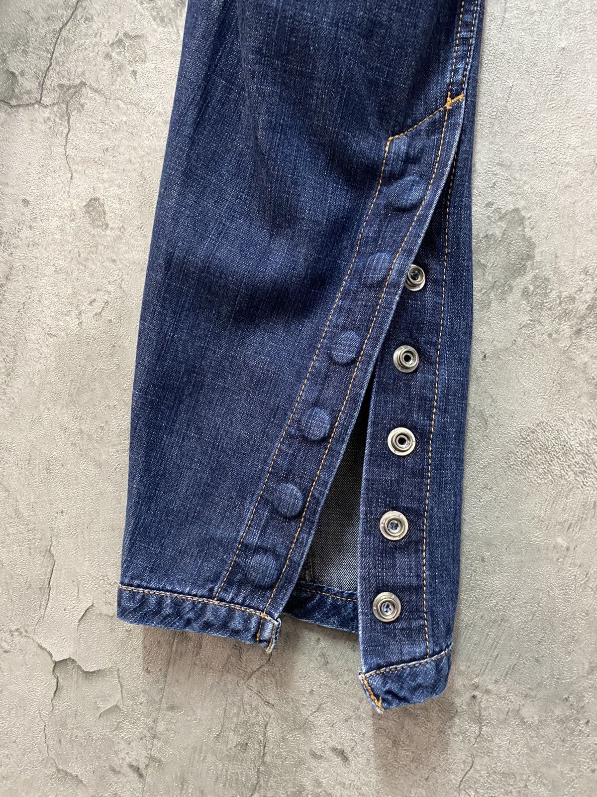 CABANE de ZUCCa Zucca By Issey Miyake Reconstructed Button Up Ankle Denim Size US 31 - 7 Thumbnail