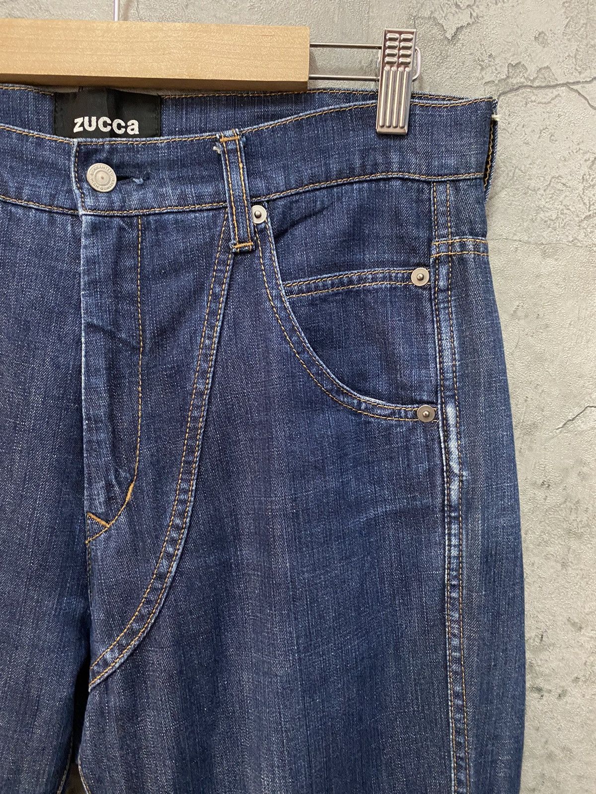 CABANE de ZUCCa Zucca By Issey Miyake Reconstructed Button Up Ankle Denim Size US 31 - 10 Thumbnail