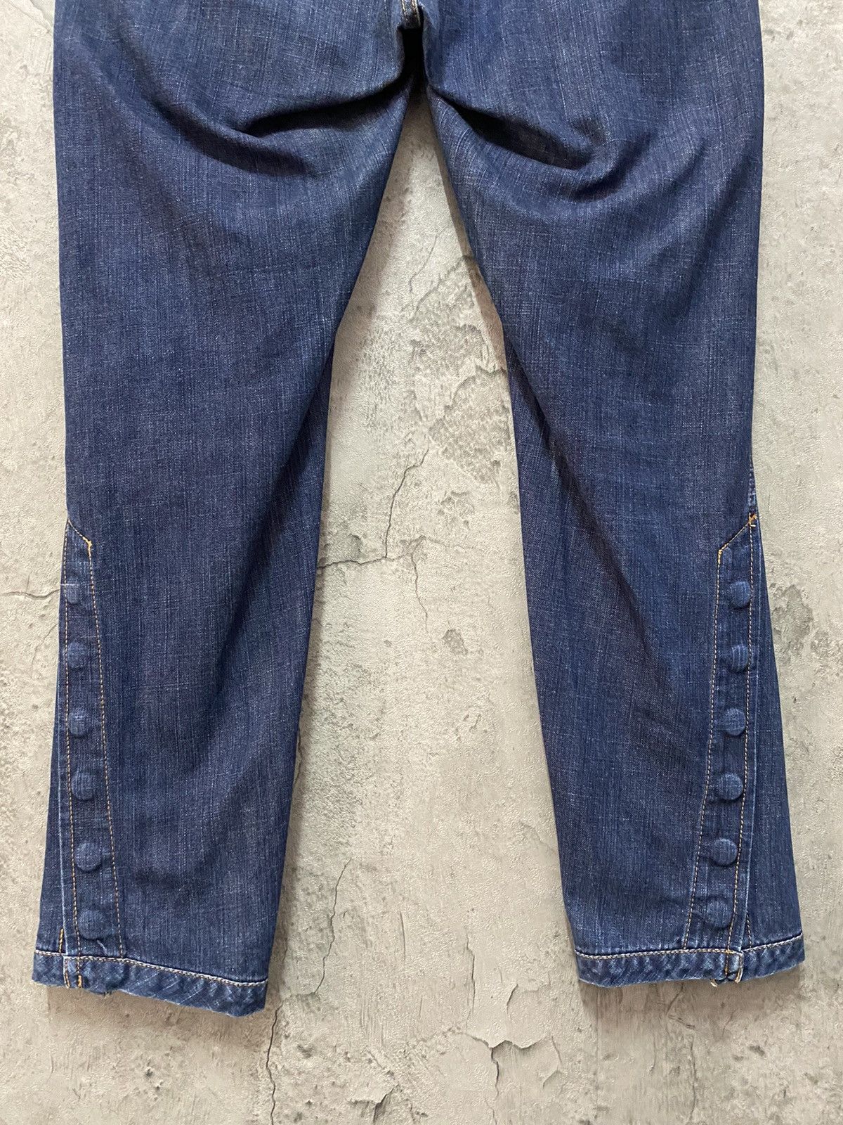 CABANE de ZUCCa Zucca By Issey Miyake Reconstructed Button Up Ankle Denim Size US 31 - 14 Thumbnail