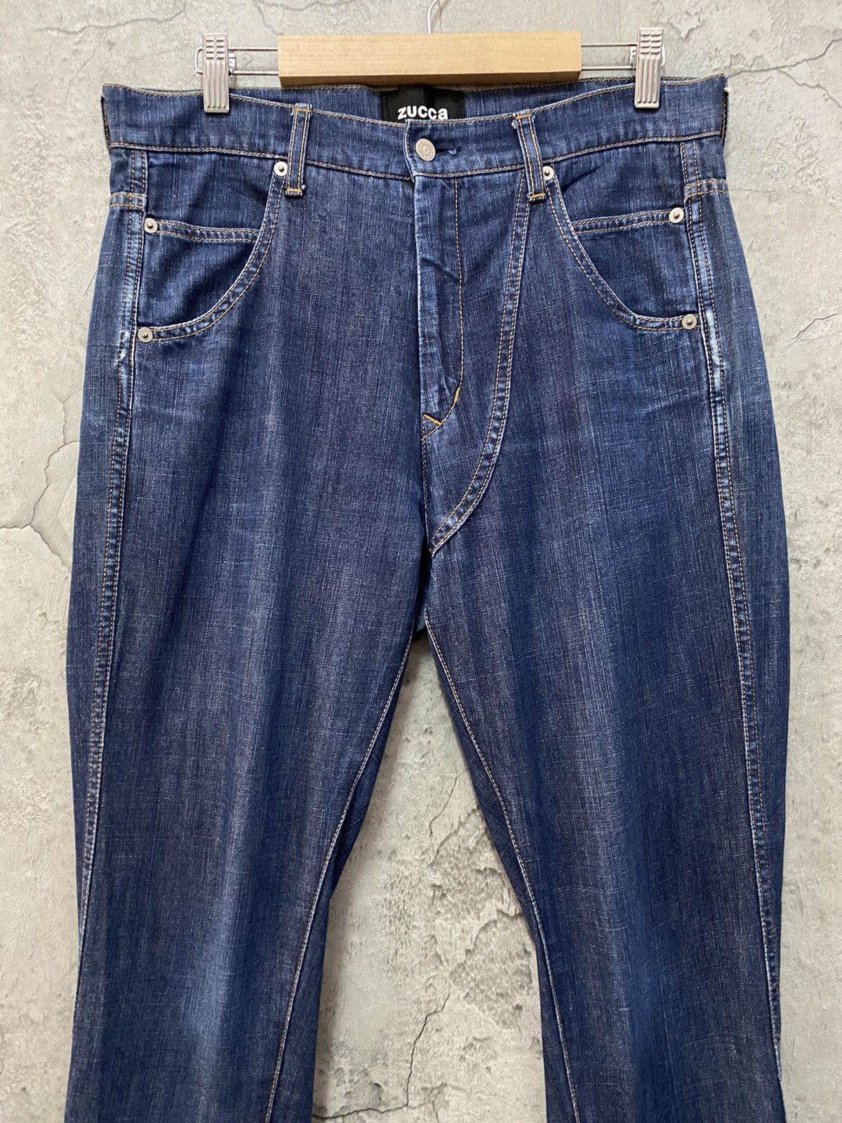 CABANE de ZUCCa Zucca By Issey Miyake Reconstructed Button Up Ankle Denim Size US 31 - 8 Thumbnail