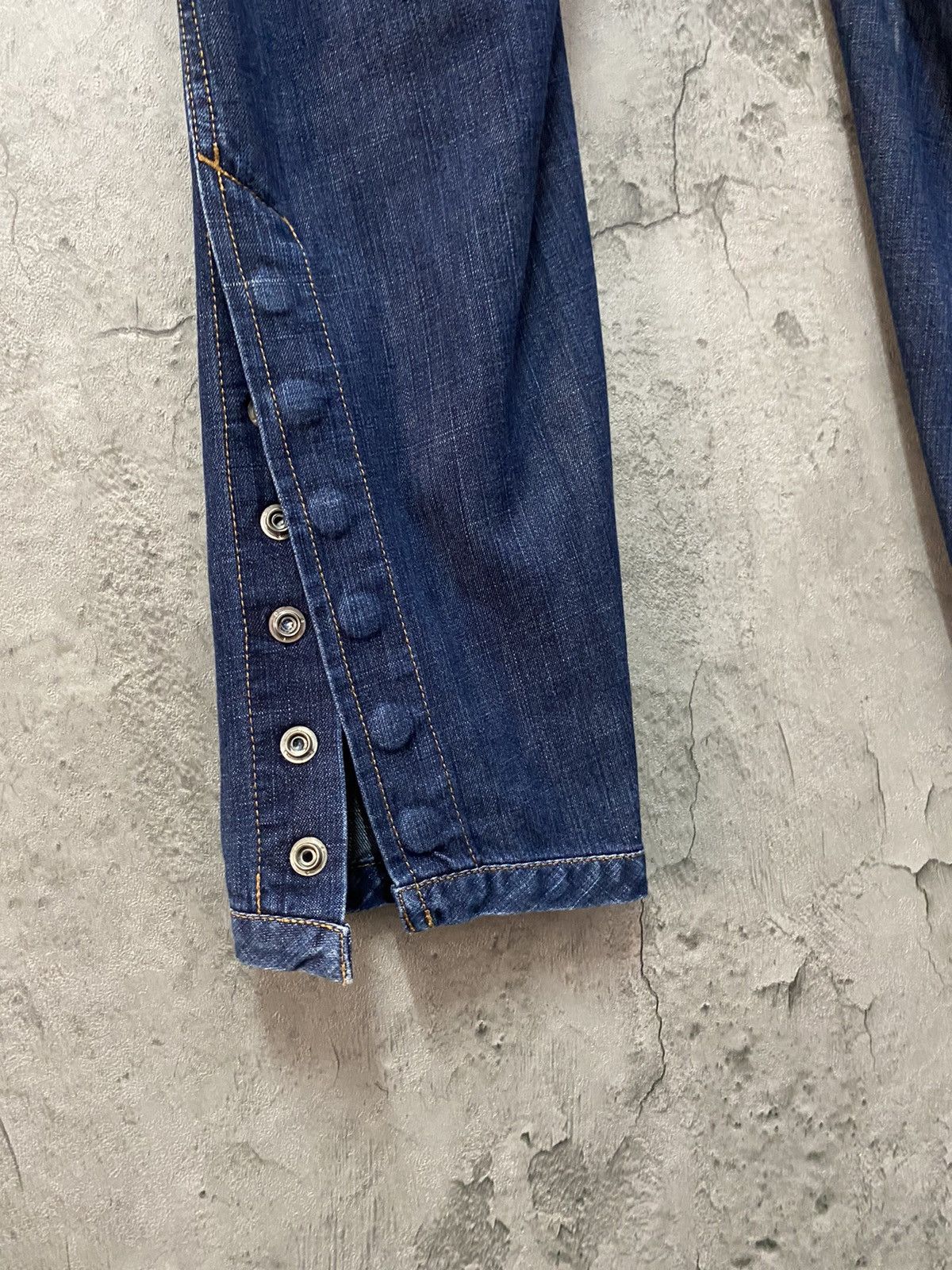 CABANE de ZUCCa Zucca By Issey Miyake Reconstructed Button Up Ankle Denim Size US 31 - 6 Thumbnail