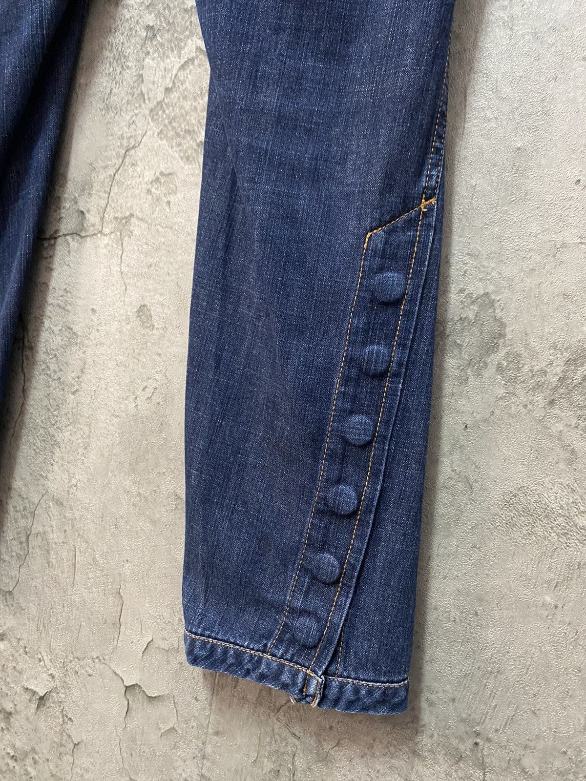 CABANE de ZUCCa Zucca By Issey Miyake Reconstructed Button Up Ankle Denim Size US 31 - 5 Thumbnail