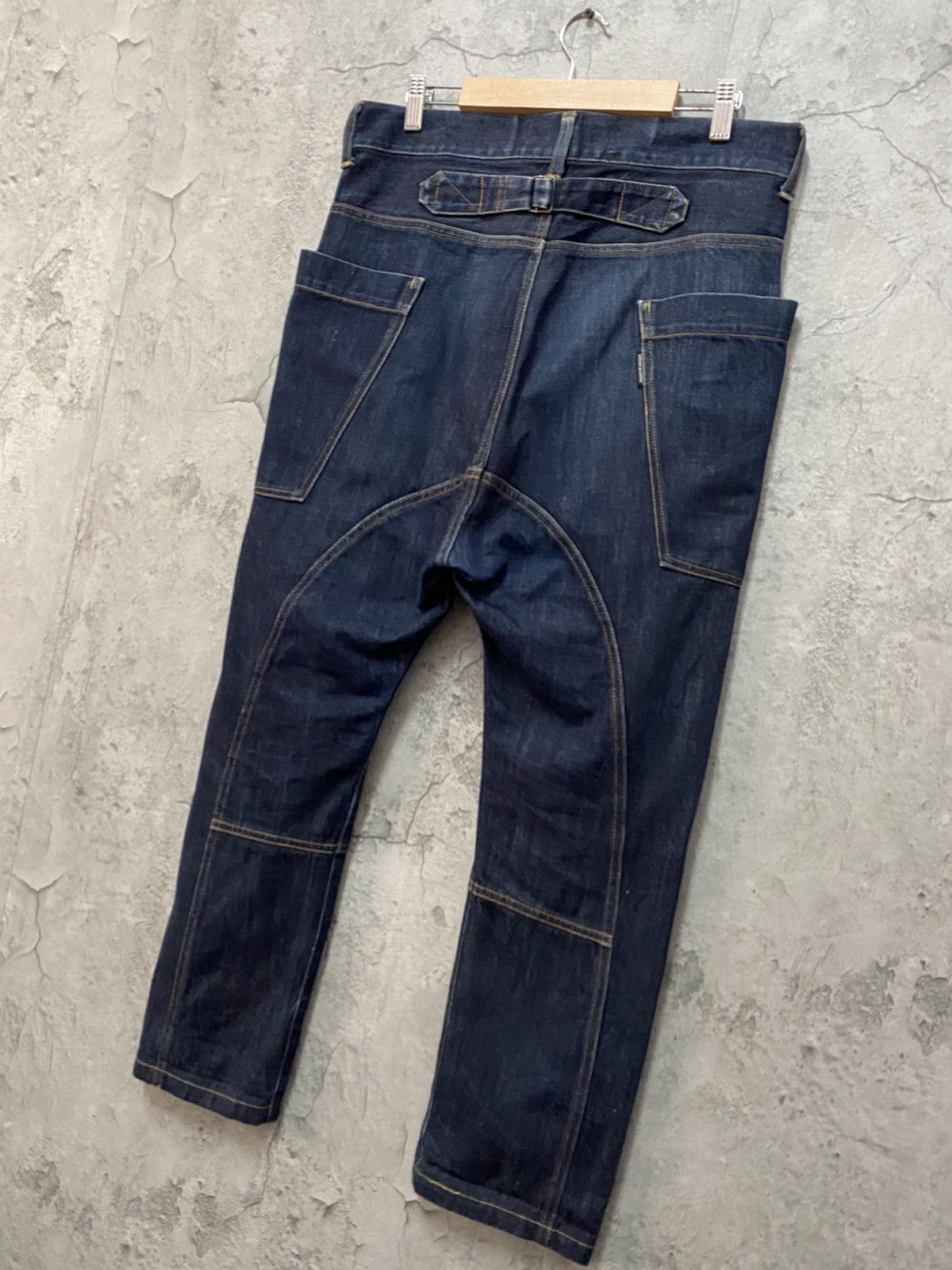 CABANE de ZUCCa Cabane De Zucca By Issey miyake Reconstructed Baggy Denim Size US 32 / EU 48 - 9 Thumbnail