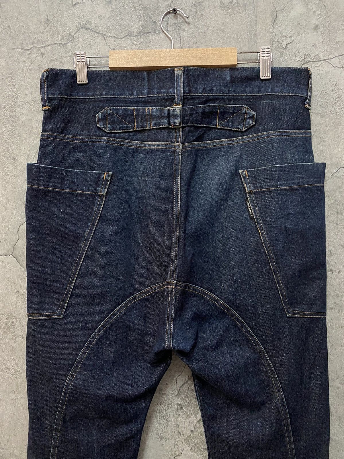 CABANE de ZUCCa Cabane De Zucca By Issey miyake Reconstructed Baggy Denim Size US 32 / EU 48 - 10 Thumbnail