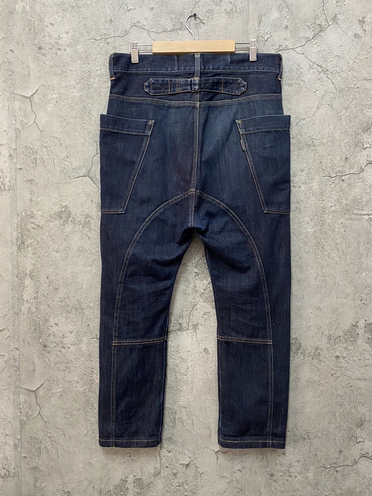 CABANE de ZUCCa Cabane De Zucca By Issey miyake Reconstructed Baggy Denim Size US 32 / EU 48 - 2 Thumbnail