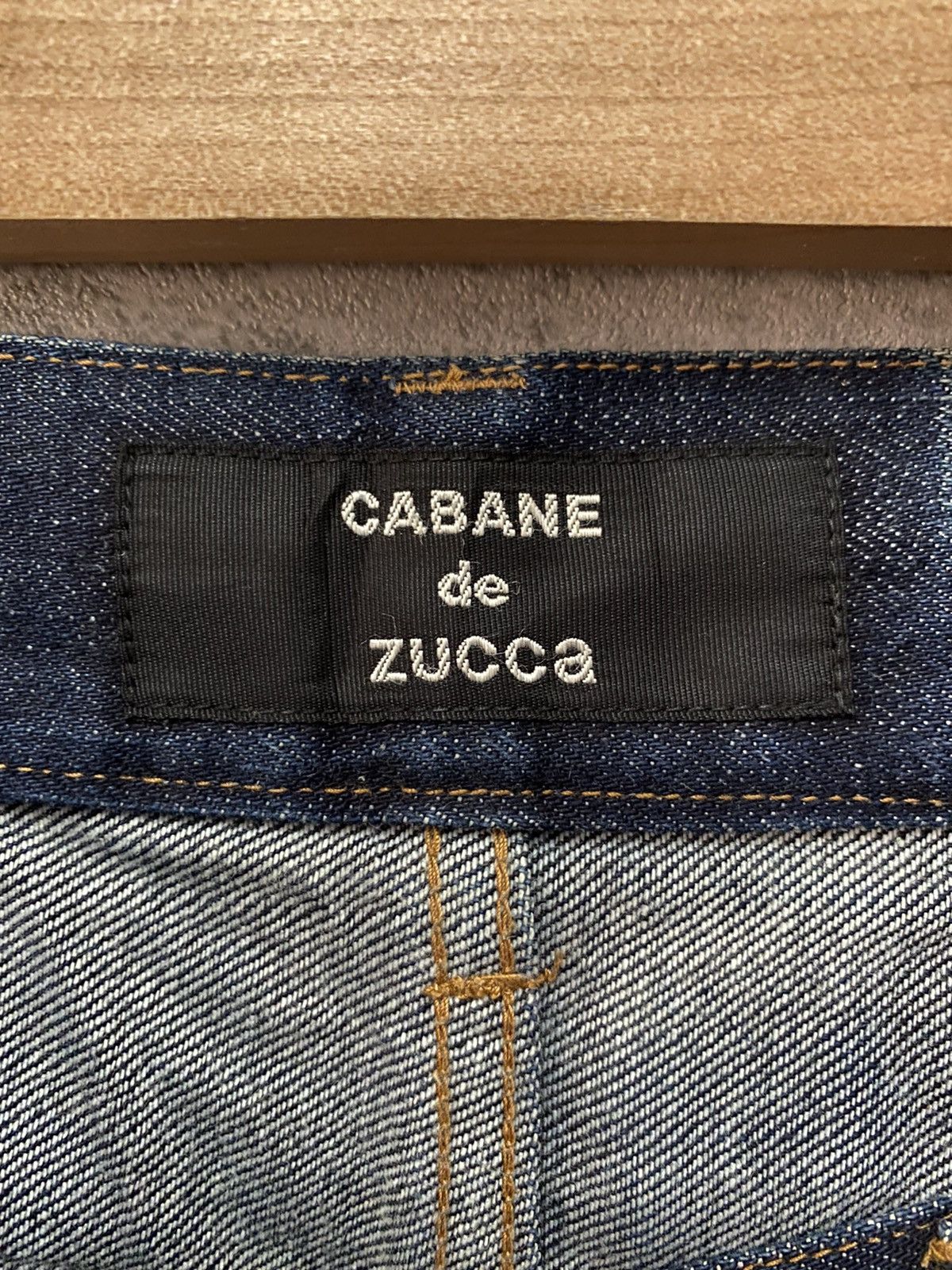 CABANE de ZUCCa Cabane De Zucca By Issey miyake Reconstructed Baggy Denim Size US 32 / EU 48 - 16 Thumbnail