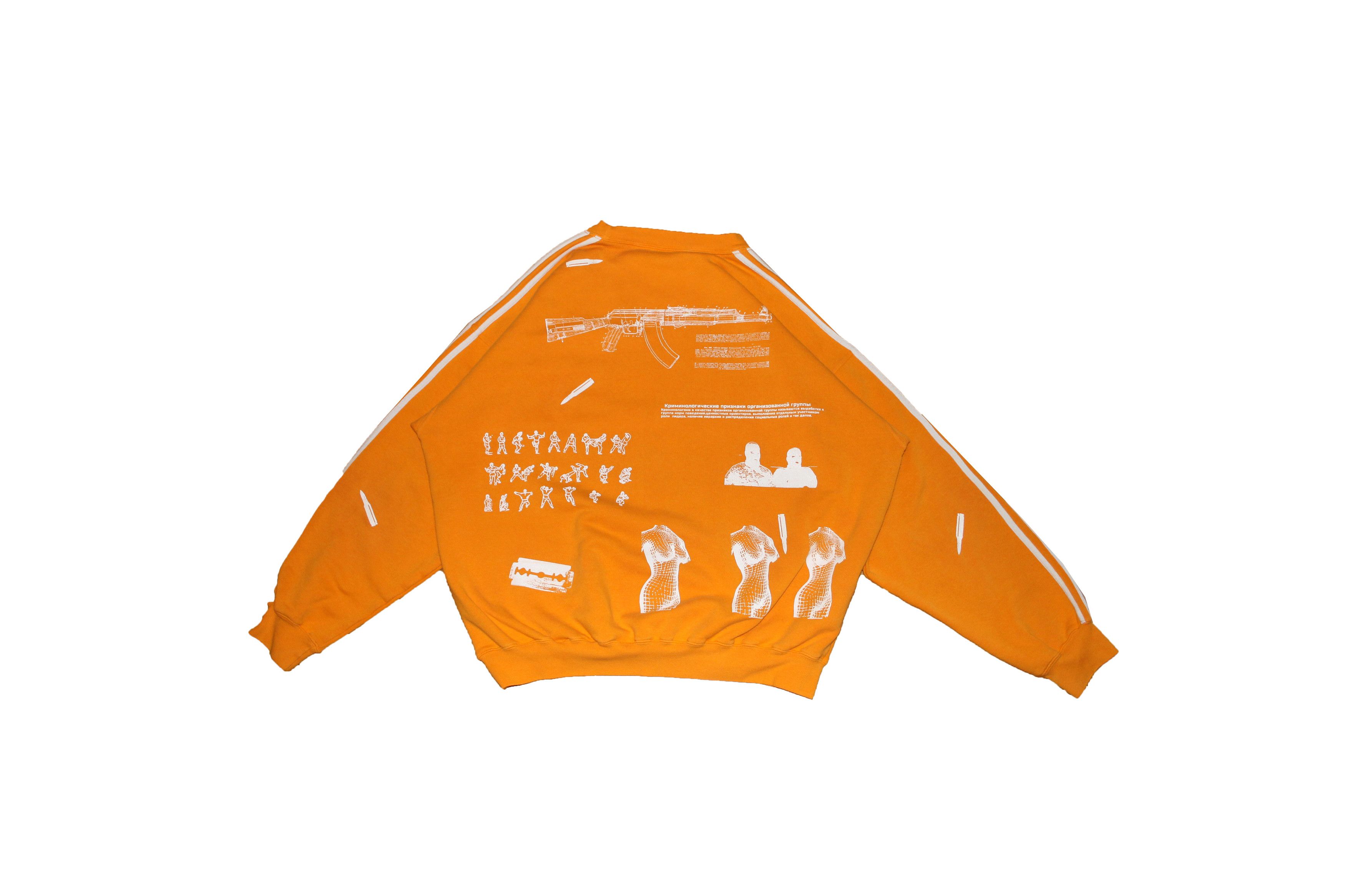 Adidas Adidas yellow sweatshirt custom size XL-XXL Size US XL / EU 56 / 4 - 2 Thumbnail