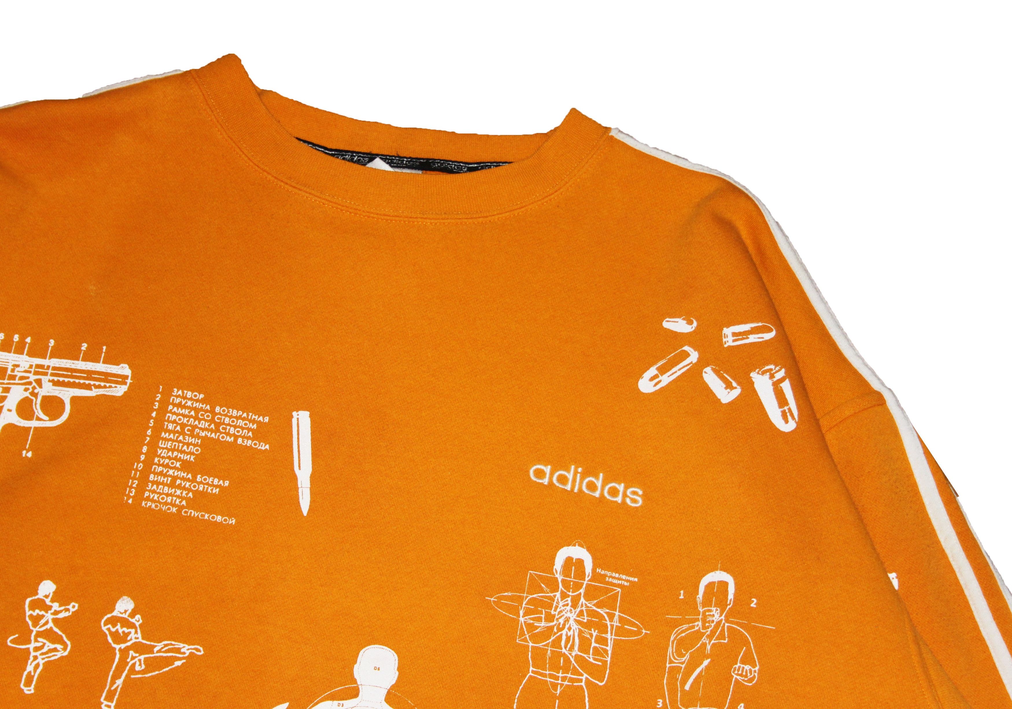 Adidas Adidas yellow sweatshirt custom size XL-XXL Size US XL / EU 56 / 4 - 7 Thumbnail