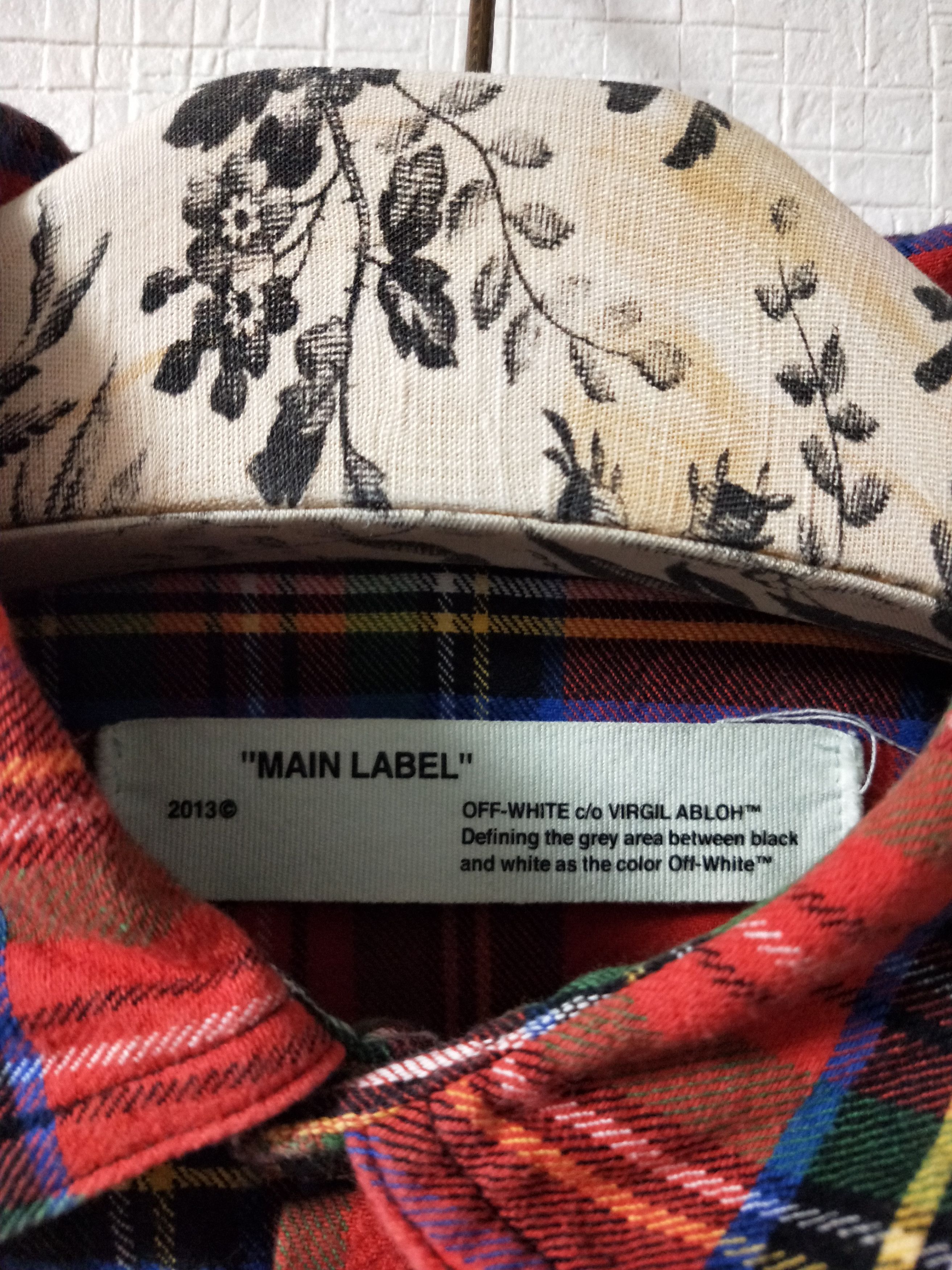 Off-White Diagonal Spray Check Shirt Size US XS / EU 42 / 0 - 4 Thumbnail