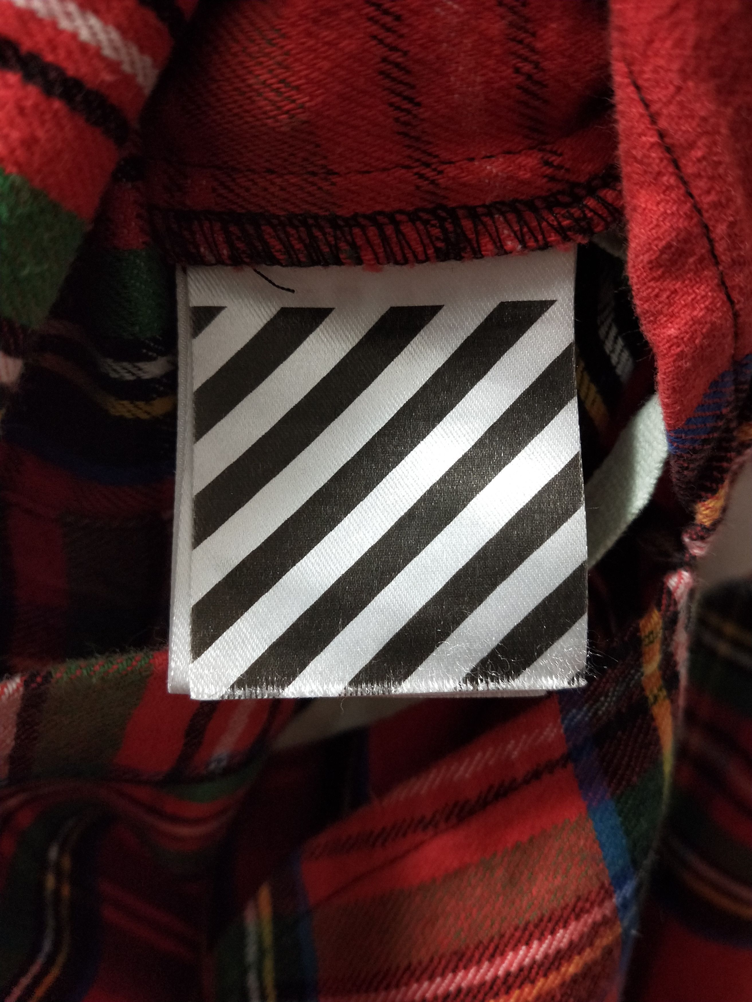 Off-White Diagonal Spray Check Shirt Size US XS / EU 42 / 0 - 5 Thumbnail