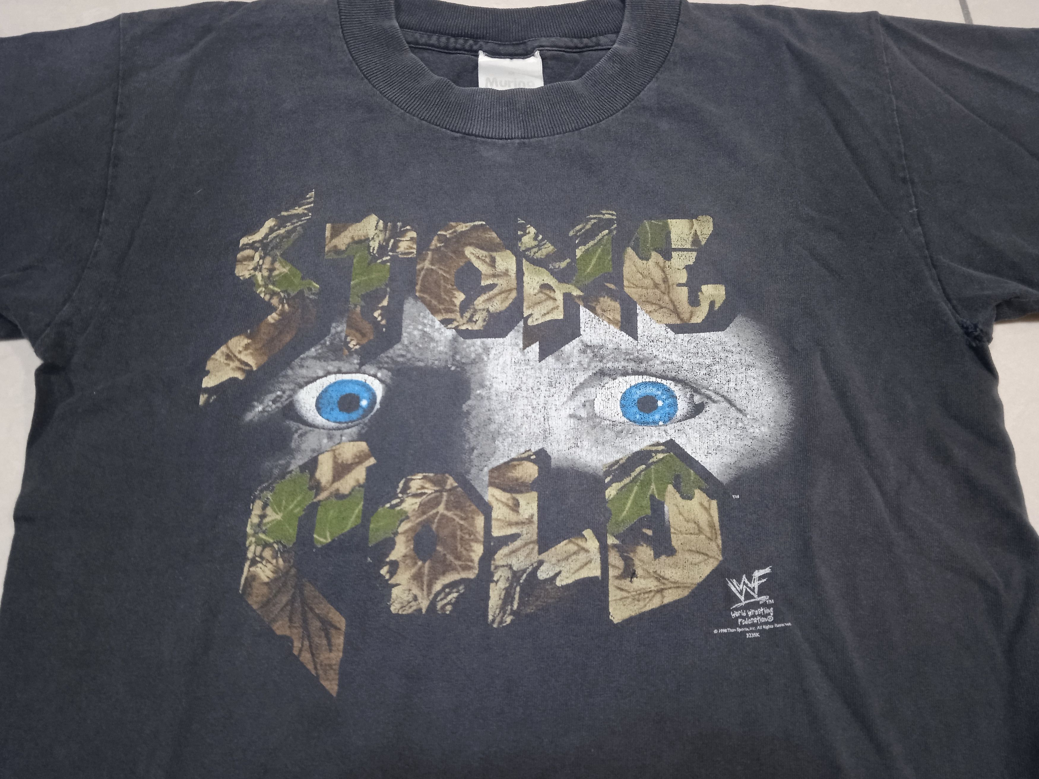 Other Vintage THRASHED 90s WWF Stone Cold T-Shirt Wrestling Size US XS / EU 42 / 0 - 4 Thumbnail