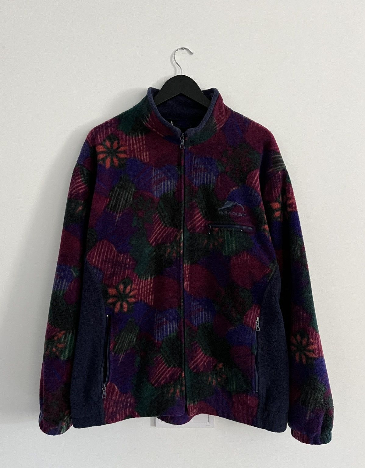 Helly Hansen HELLY HANSEN Vintage Ornamental Flowers Fleece Jacket Size US L / EU 52-54 / 3 - 1 Thumbnail