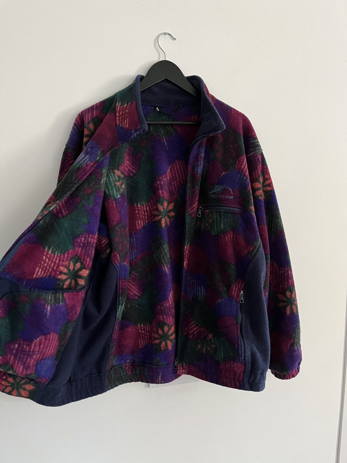 Helly Hansen HELLY HANSEN Vintage Ornamental Flowers Fleece Jacket Size US L / EU 52-54 / 3 - 10 Thumbnail