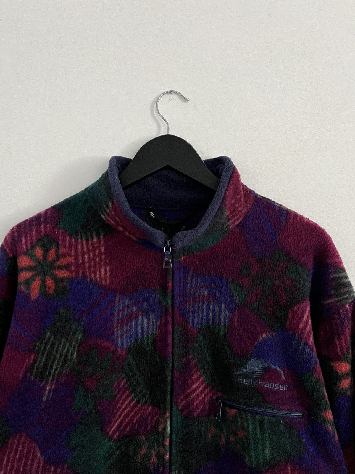 Helly Hansen HELLY HANSEN Vintage Ornamental Flowers Fleece Jacket Size US L / EU 52-54 / 3 - 2 Thumbnail