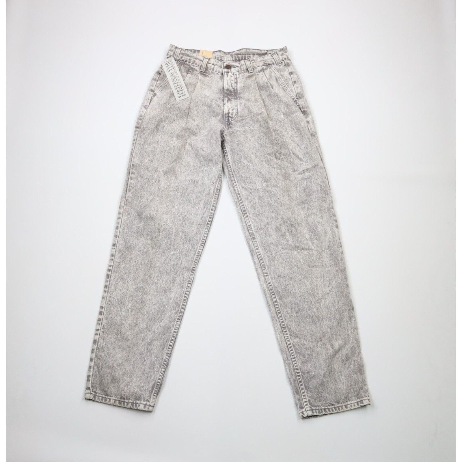 Levi's × Vintage Deadstock Vtg 80s Levis SilverTab Whitewashed Pleated Jeans Size US 31 - 1 Thumbnail