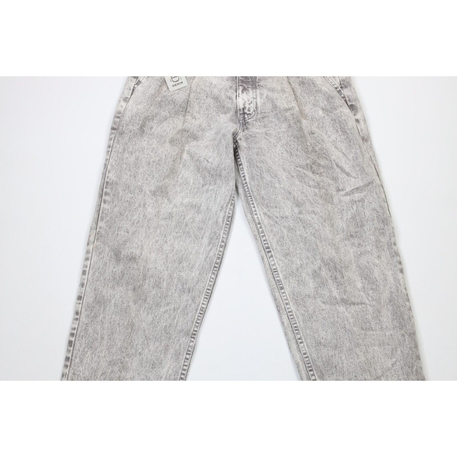 Levi's × Vintage Deadstock Vtg 80s Levis SilverTab Whitewashed Pleated Jeans Size US 31 - 3 Thumbnail