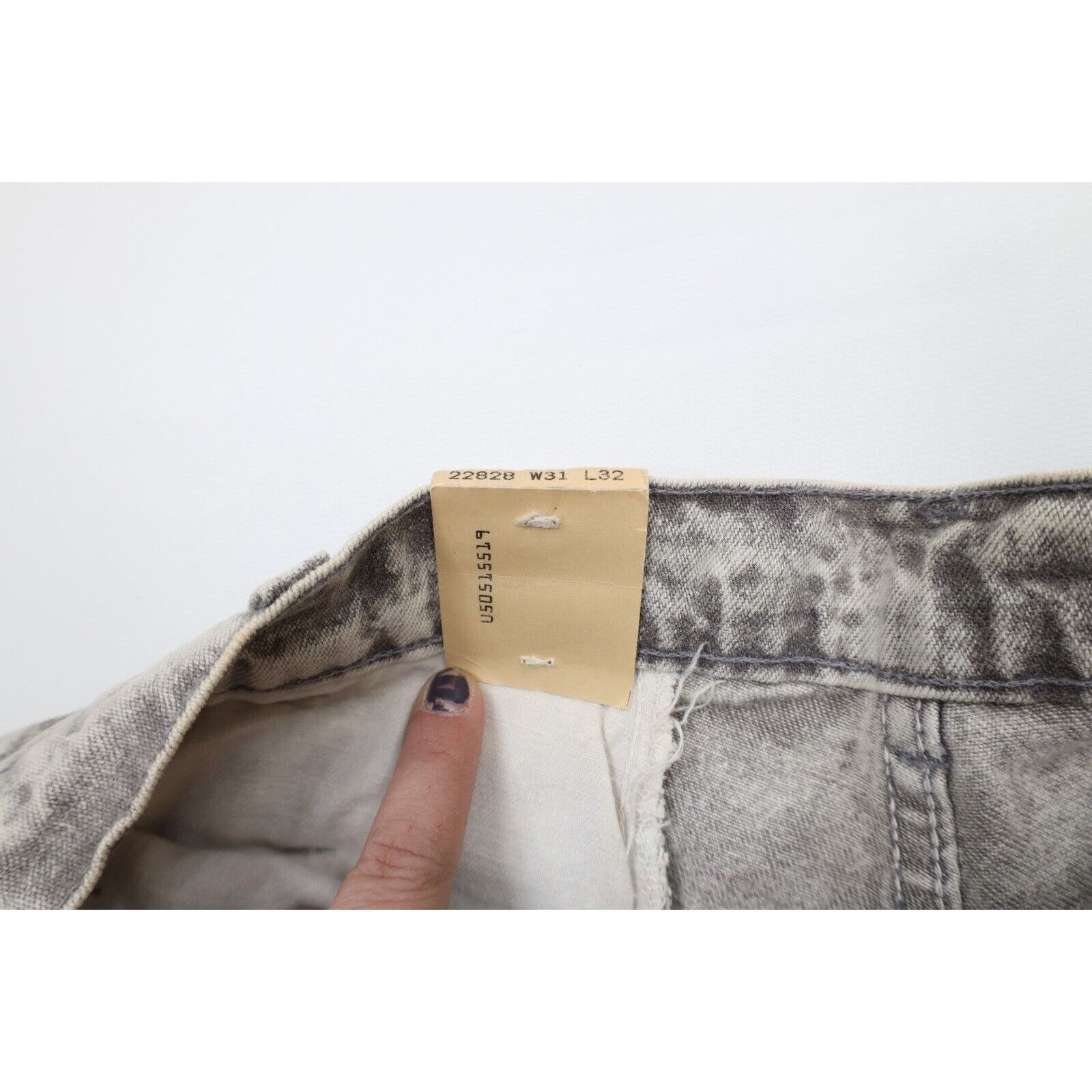 Levi's × Vintage Deadstock Vtg 80s Levis SilverTab Whitewashed Pleated Jeans Size US 31 - 9 Thumbnail