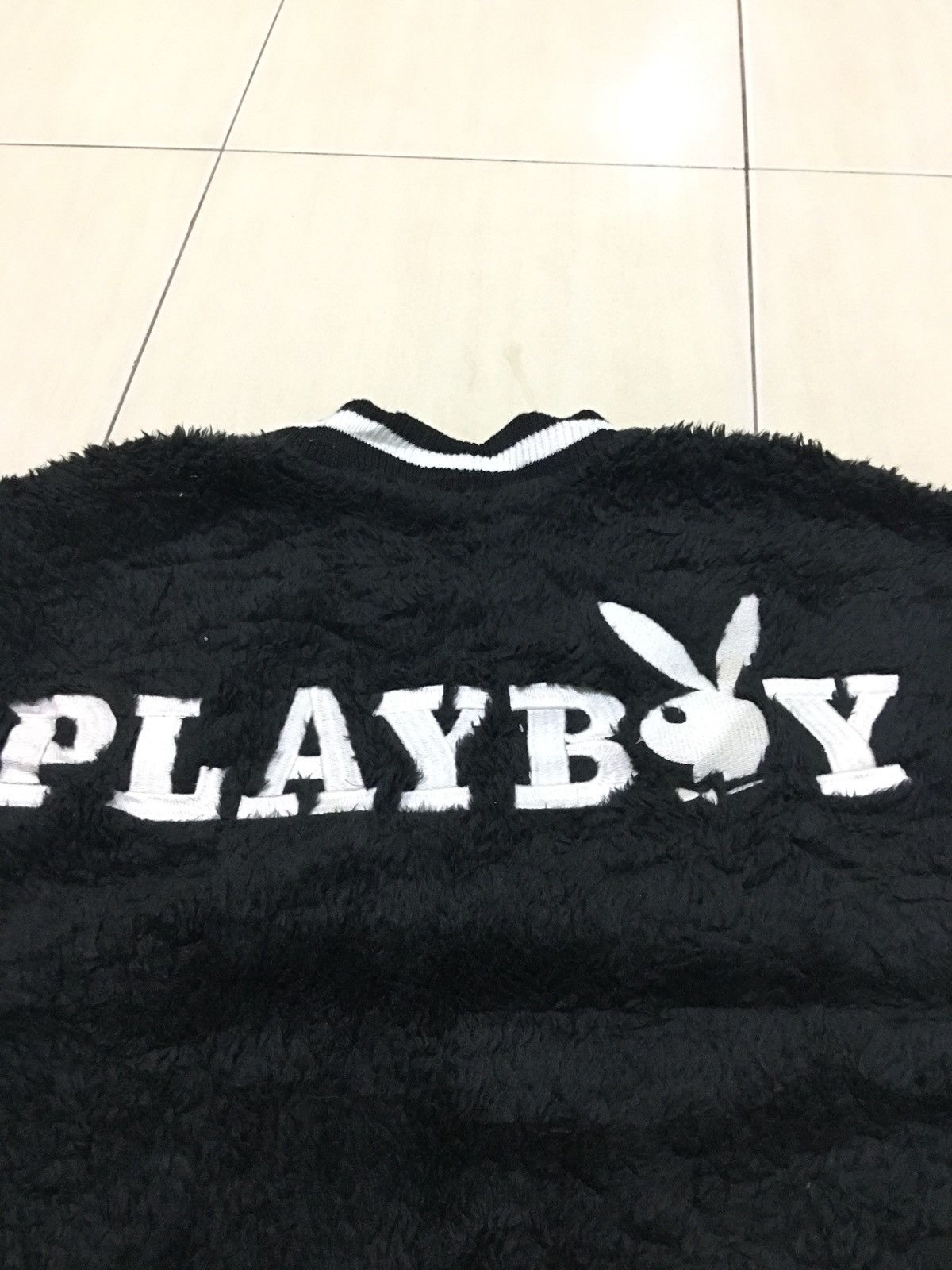 Playboy Playboy bunny head embroidered fleece varsity jacket Size US S / EU 44-46 / 1 - 3 Thumbnail