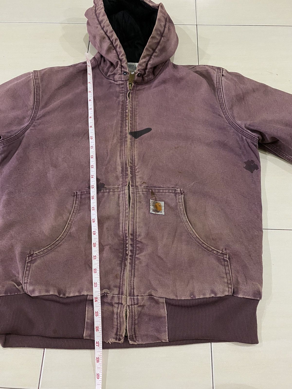 Carhartt Vintage Carhartt hoodie canvas worker fleece blanket jacket Size US M / EU 48-50 / 2 - 18 Thumbnail