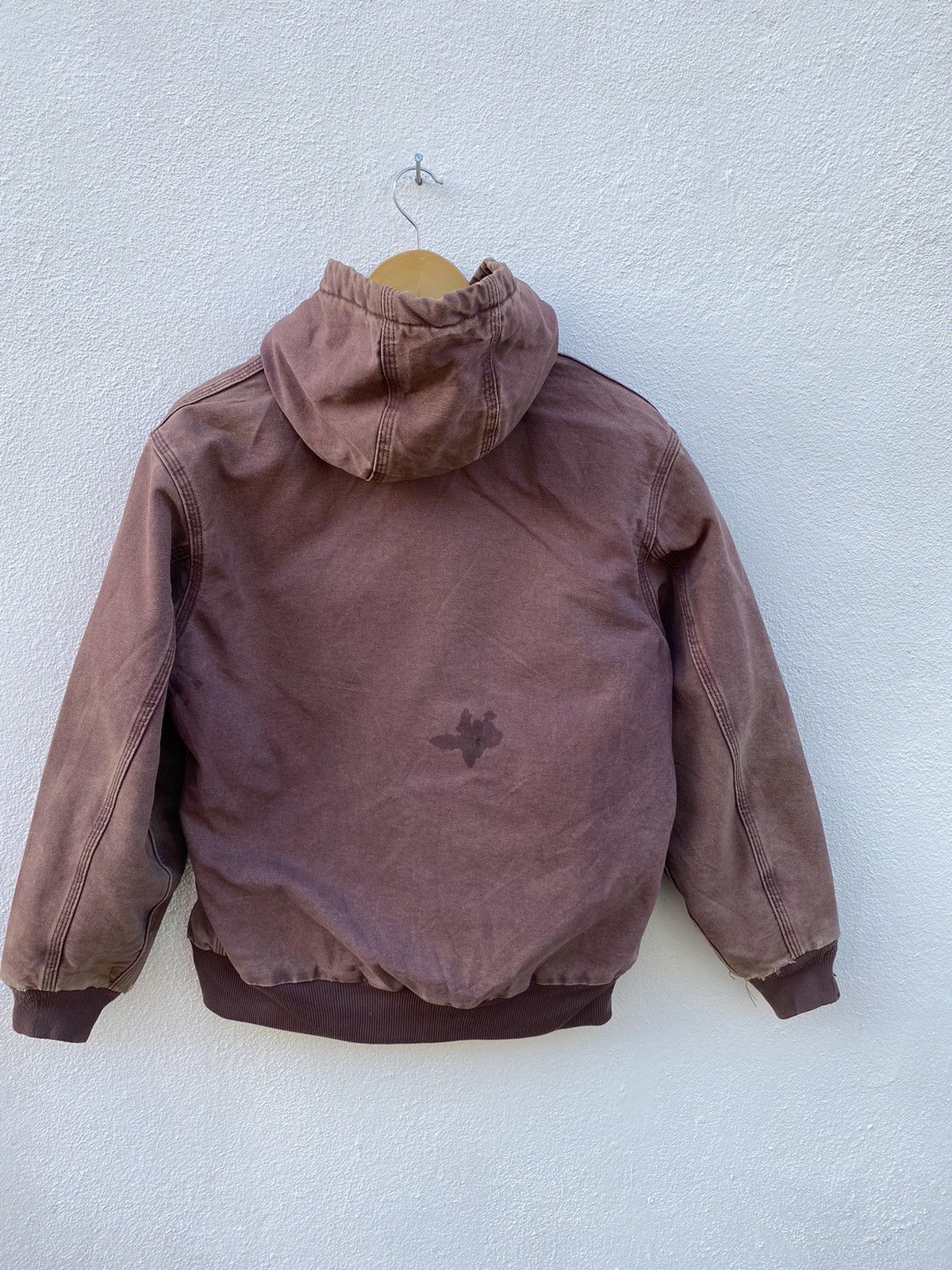 Carhartt Vintage Carhartt hoodie canvas worker fleece blanket jacket Size US M / EU 48-50 / 2 - 2 Thumbnail