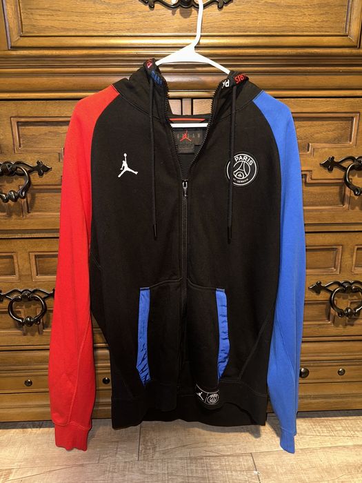psg jordan hoodie blue