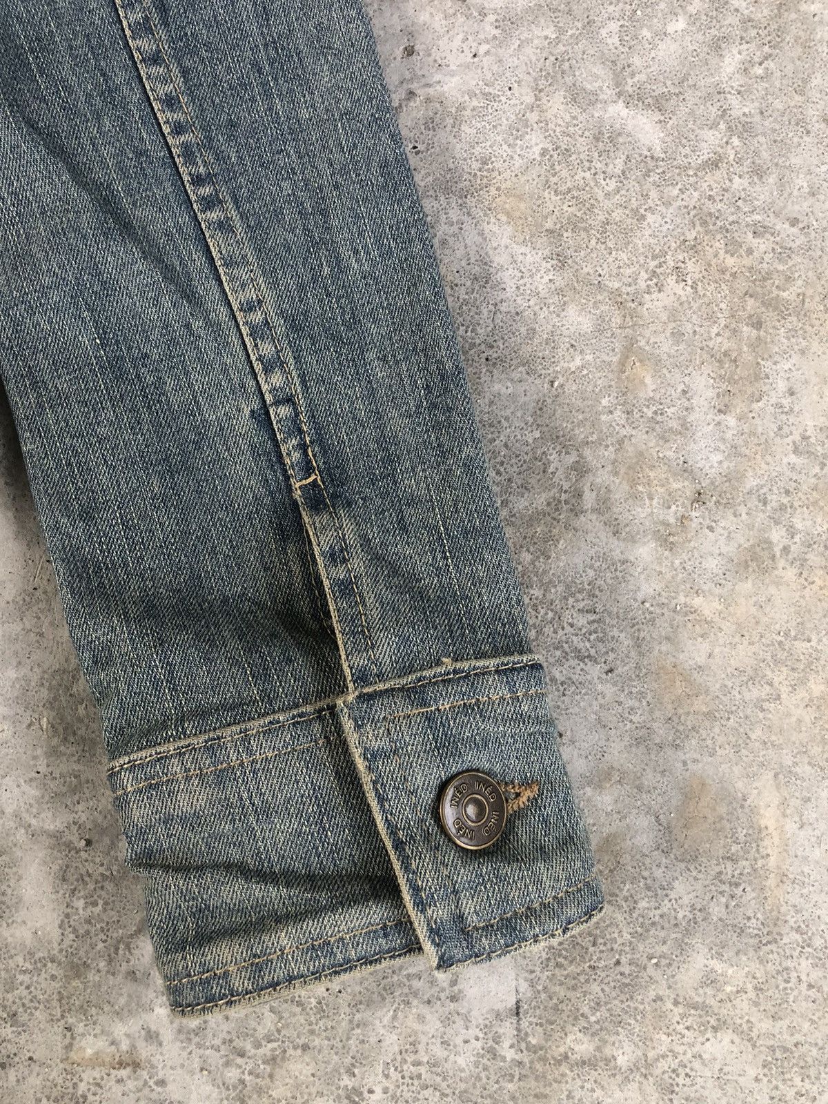 Yohji Yamamoto Japanese Ined Denim Jacket Yohji Yamamoto Size S / US 4 / IT 40 - 13 Thumbnail