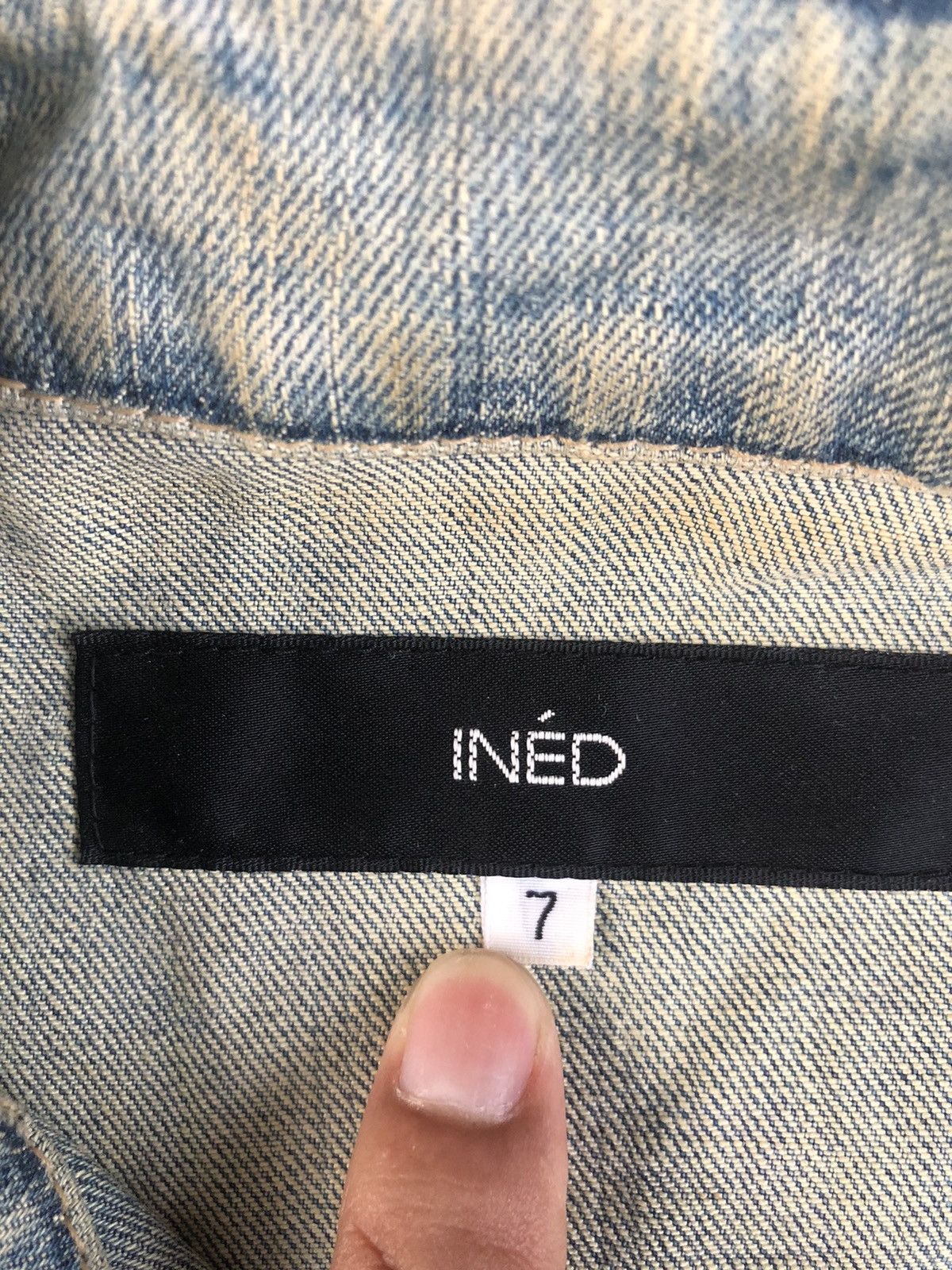 Yohji Yamamoto Japanese Ined Denim Jacket Yohji Yamamoto Size S / US 4 / IT 40 - 16 Thumbnail