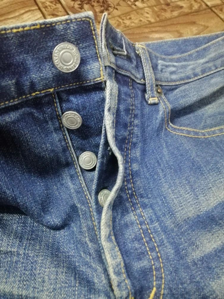 Japanese Brand × Takeo Kikuchi Takeo Kikuchi Distressed Straight Fit Button Fly Size US 38 / EU 54 - 5 Thumbnail