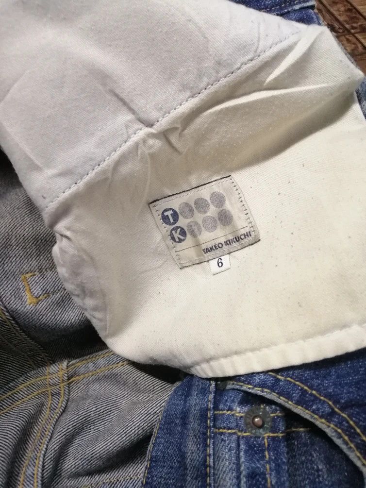 Japanese Brand × Takeo Kikuchi Takeo Kikuchi Distressed Straight Fit Button Fly Size US 38 / EU 54 - 6 Thumbnail