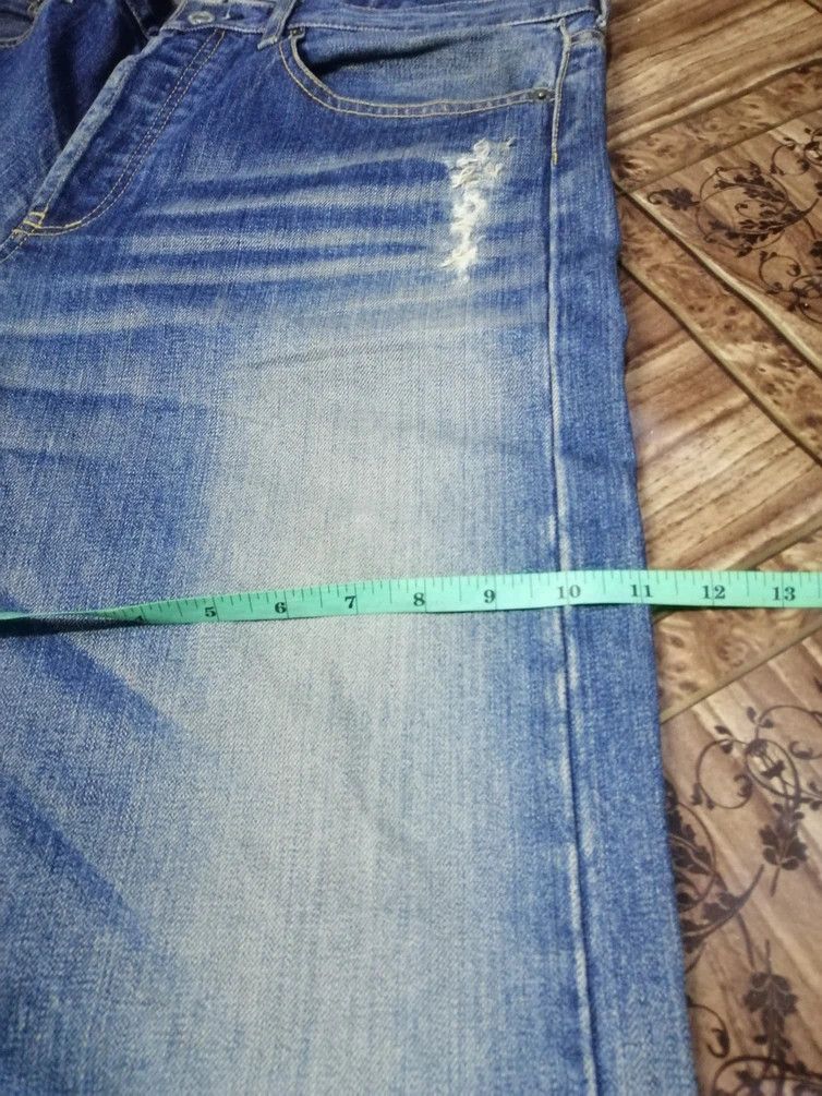 Japanese Brand × Takeo Kikuchi Takeo Kikuchi Distressed Straight Fit Button Fly Size US 38 / EU 54 - 8 Thumbnail