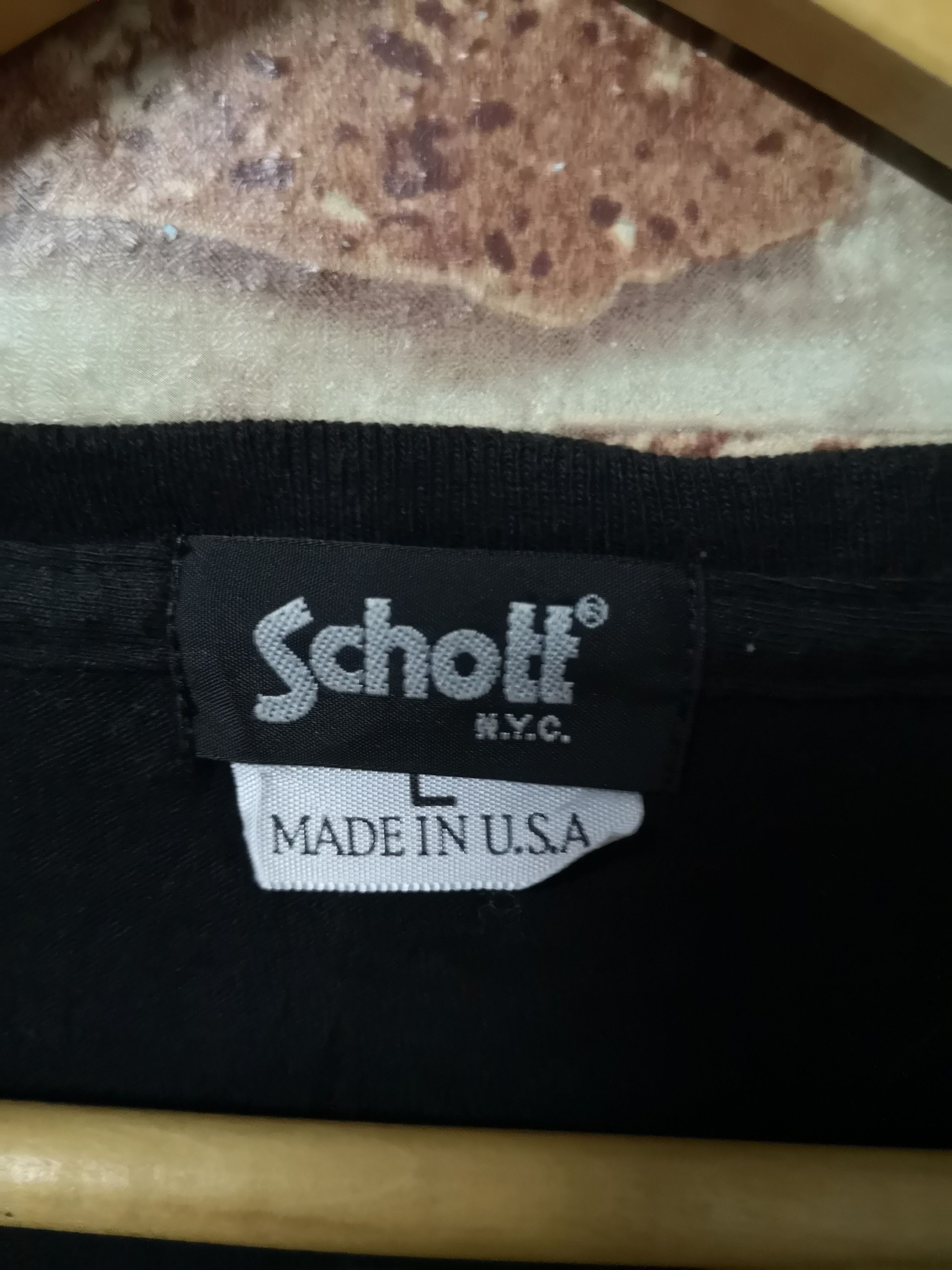 Schott Big Logo Schott Tee Size US L / EU 52-54 / 3 - 4 Thumbnail