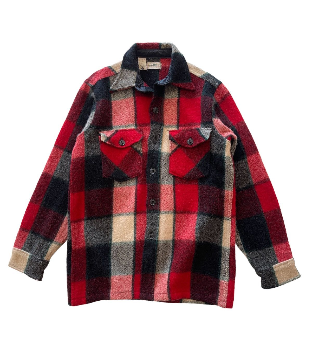 L.L. Bean Vintage L.L.Bean Wool Tartan Jacket Size US M / EU 48-50 / 2 - 2 Thumbnail