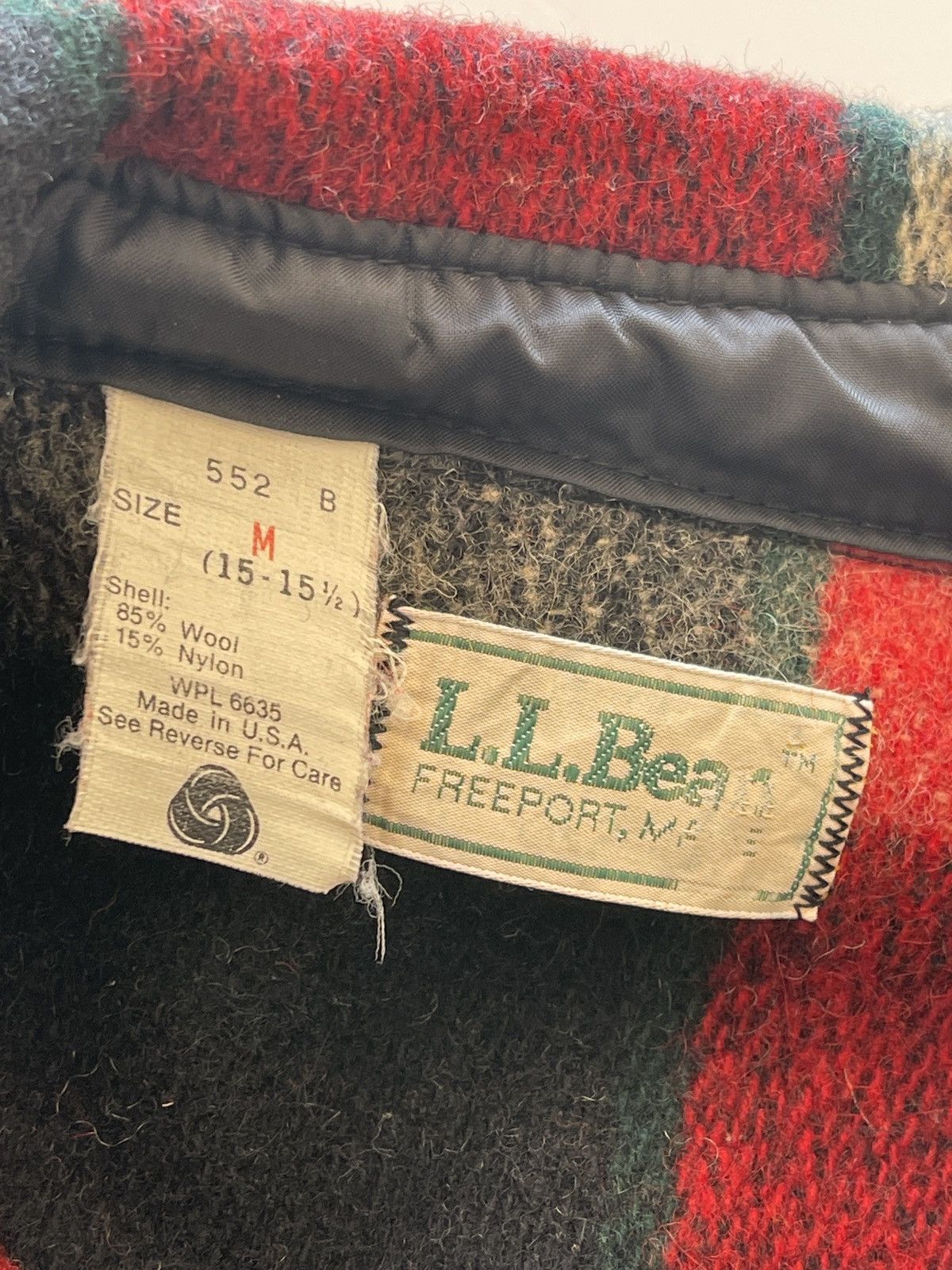 L.L. Bean Vintage L.L.Bean Wool Tartan Jacket Size US M / EU 48-50 / 2 - 5 Thumbnail