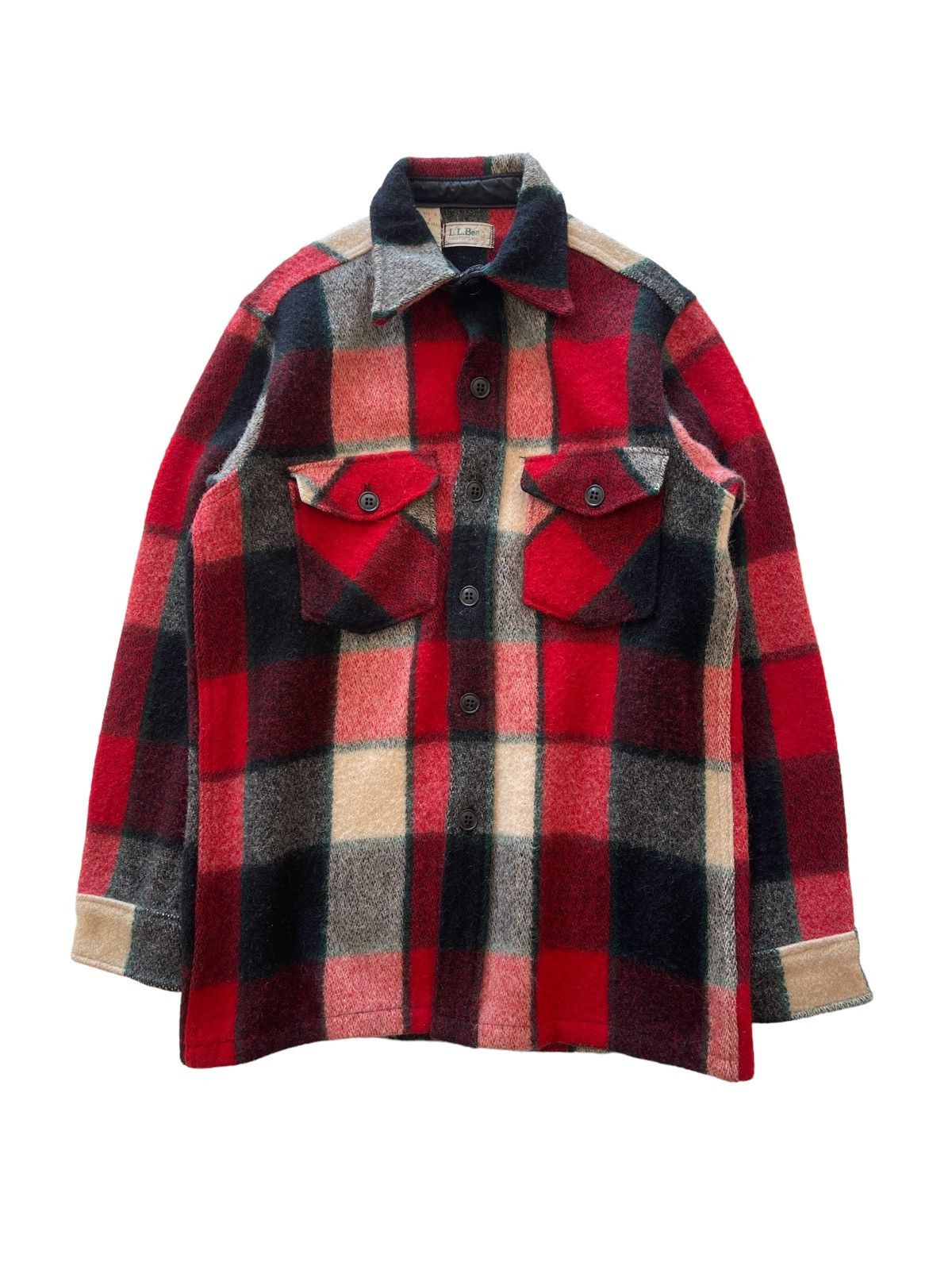 L.L. Bean Vintage L.L.Bean Wool Tartan Jacket Size US M / EU 48-50 / 2 - 1 Thumbnail