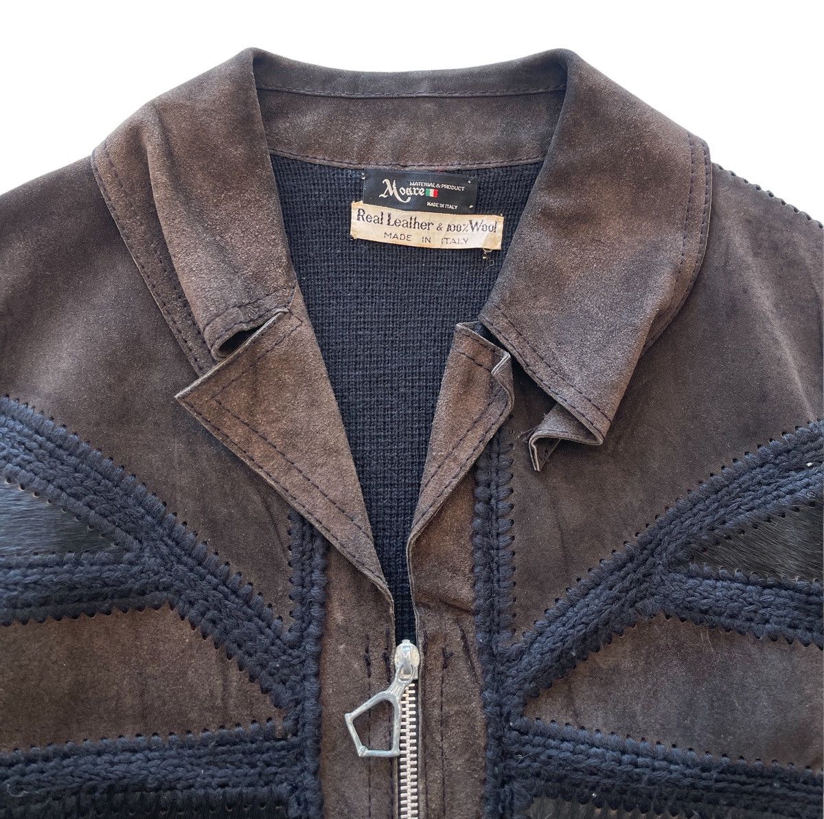 Vintage ARCHIVE❗️True Vintage 70s Horse Leather Jacket Size M / US 6-8 / IT 42-44 - 5 Thumbnail