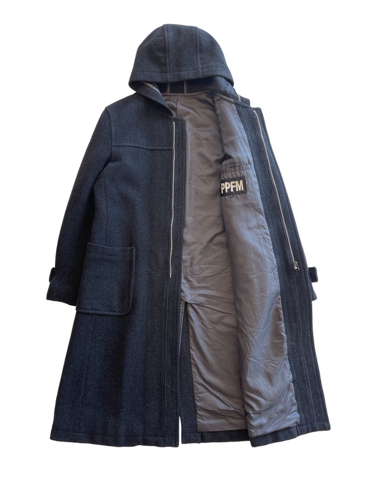 Japanese Brand PPFM Longcoat Hooded Size M / US 6-8 / IT 42-44 - 1 Thumbnail