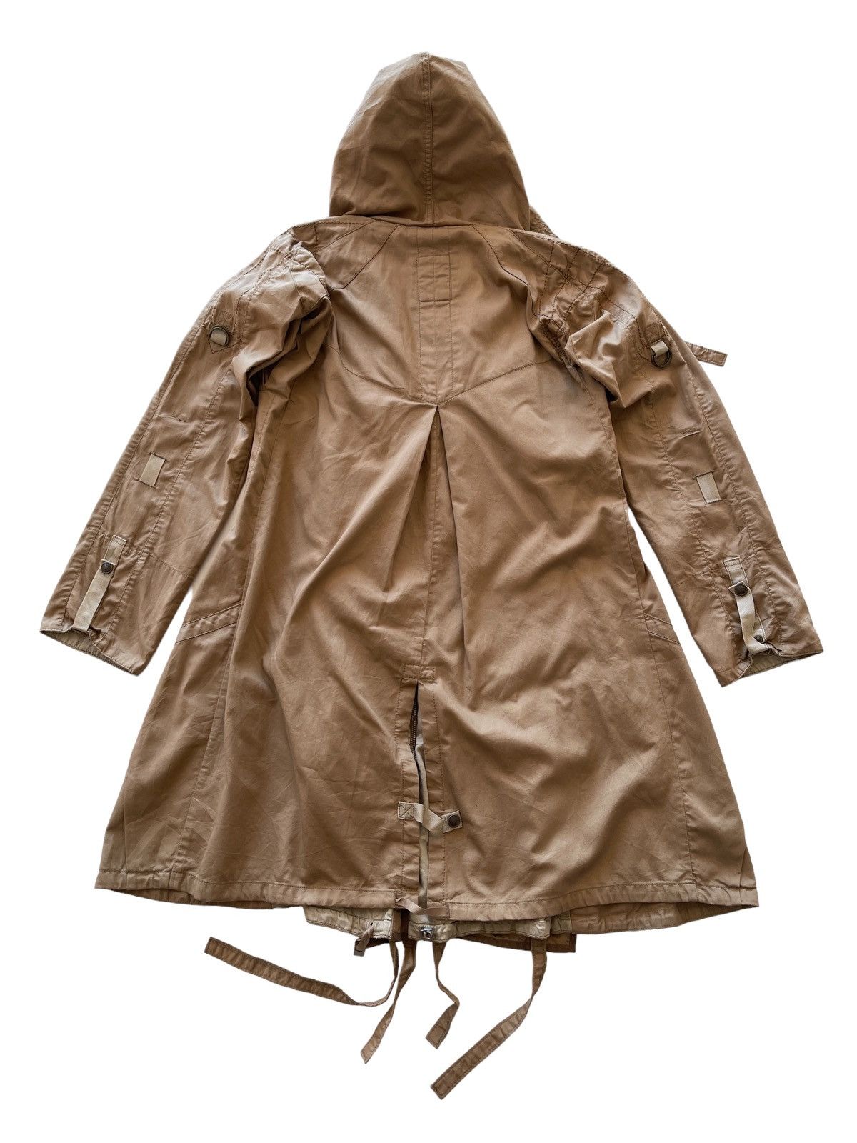 Marithe + Francois Girbaud MFG Ringcoat Avantgarde Bondage Jacket Size M / US 6-8 / IT 42-44 - 6 Thumbnail