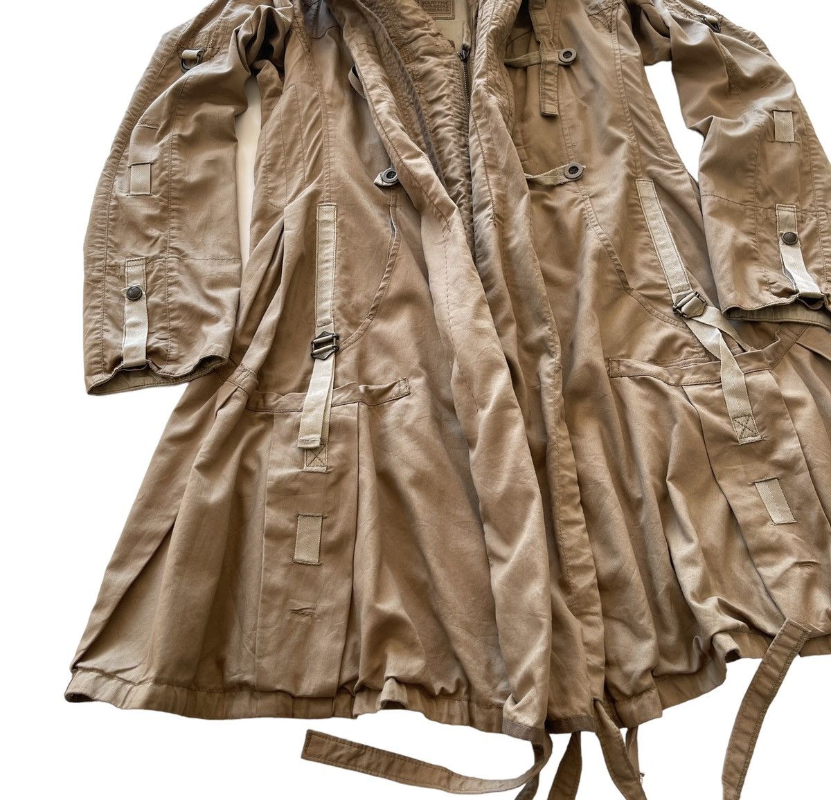Marithe + Francois Girbaud MFG Ringcoat Avantgarde Bondage Jacket Size M / US 6-8 / IT 42-44 - 9 Thumbnail